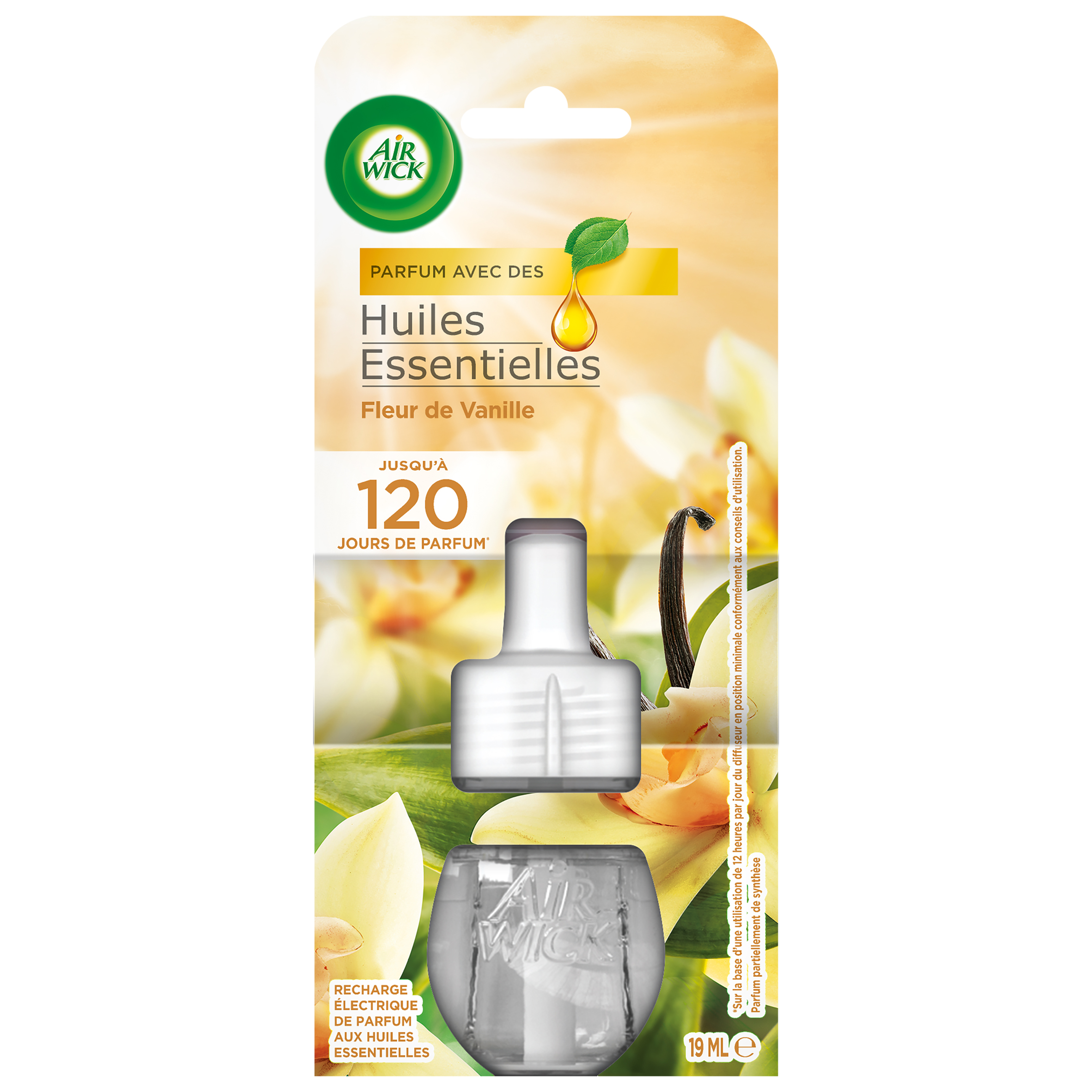 Air wick recharge désodorisant freshmatic fleur de vanille et délice de  caramel 250 ml