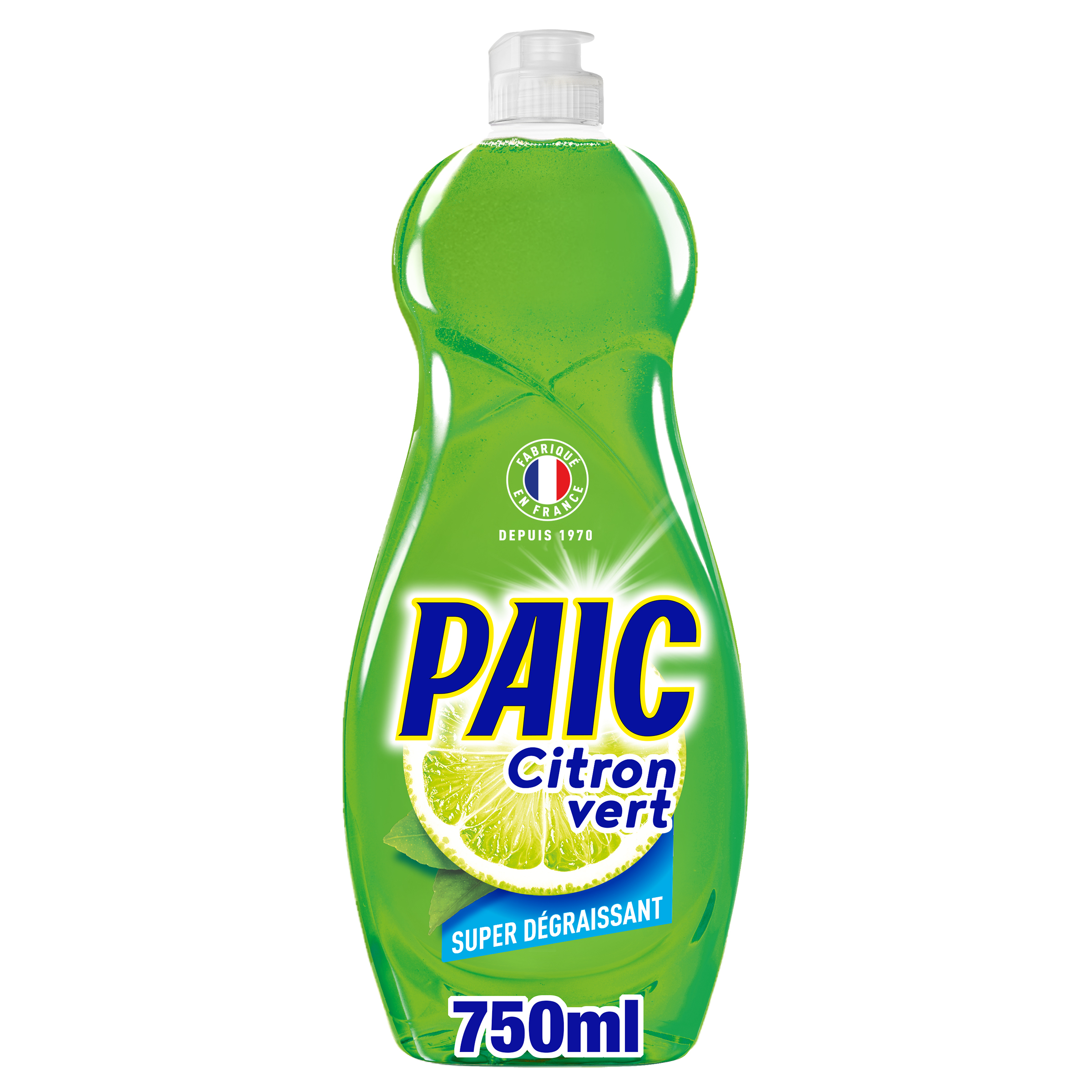 PAIC Liquide vaisselle super dégraissant citron 750ml pas cher 