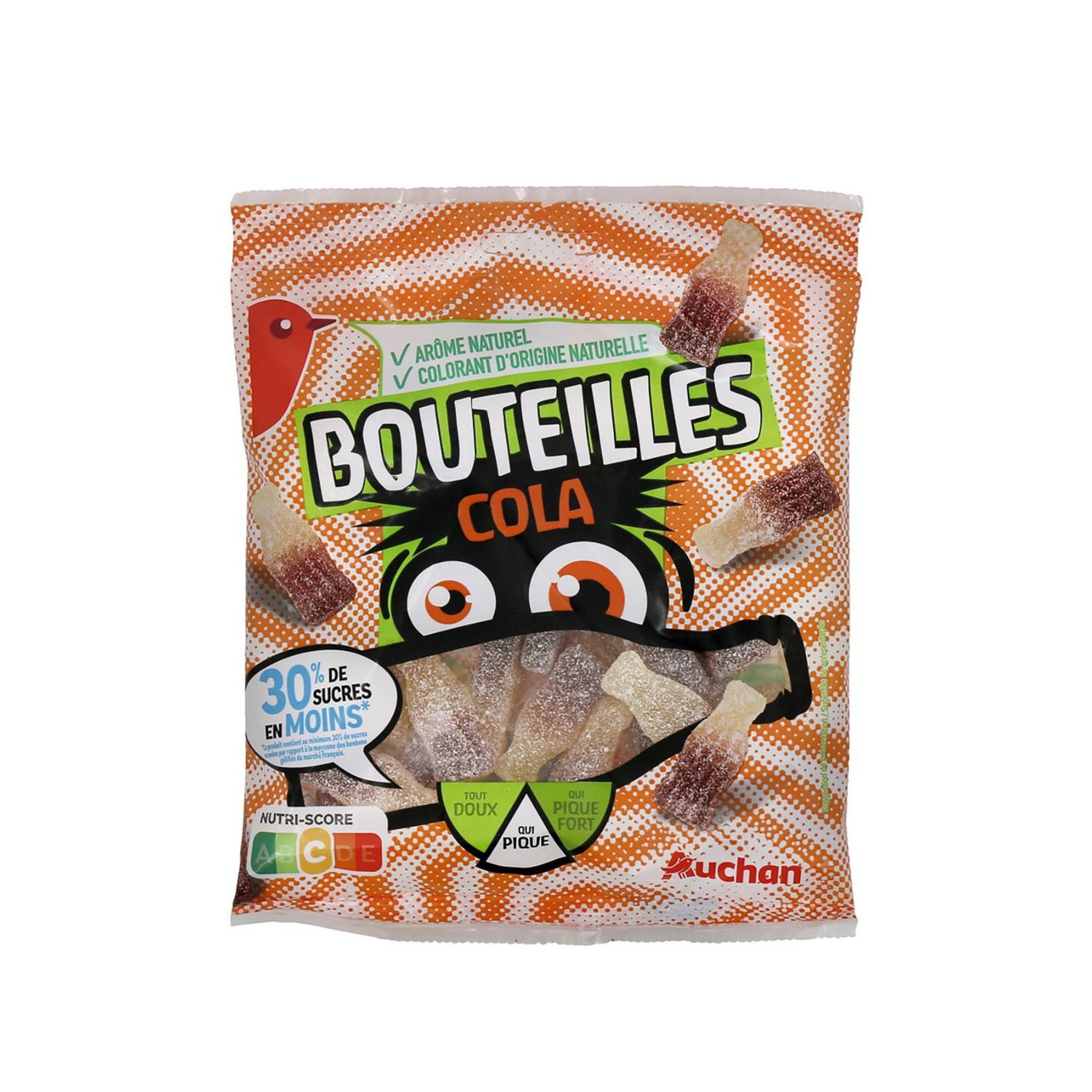 Bonbons acidulés bouteille cola