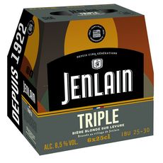 JENLAIN Bière blonde triple 8.5% bouteilles 6x25cl