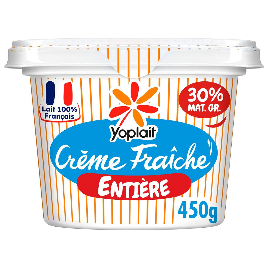 AUCHAN Crème fraîche épaisse entière 30%MG 50cl pas cher 