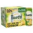 TOURTEL Bière twist sans alcool 0.0% aromatisée au jus de citron boîte 6x33cl