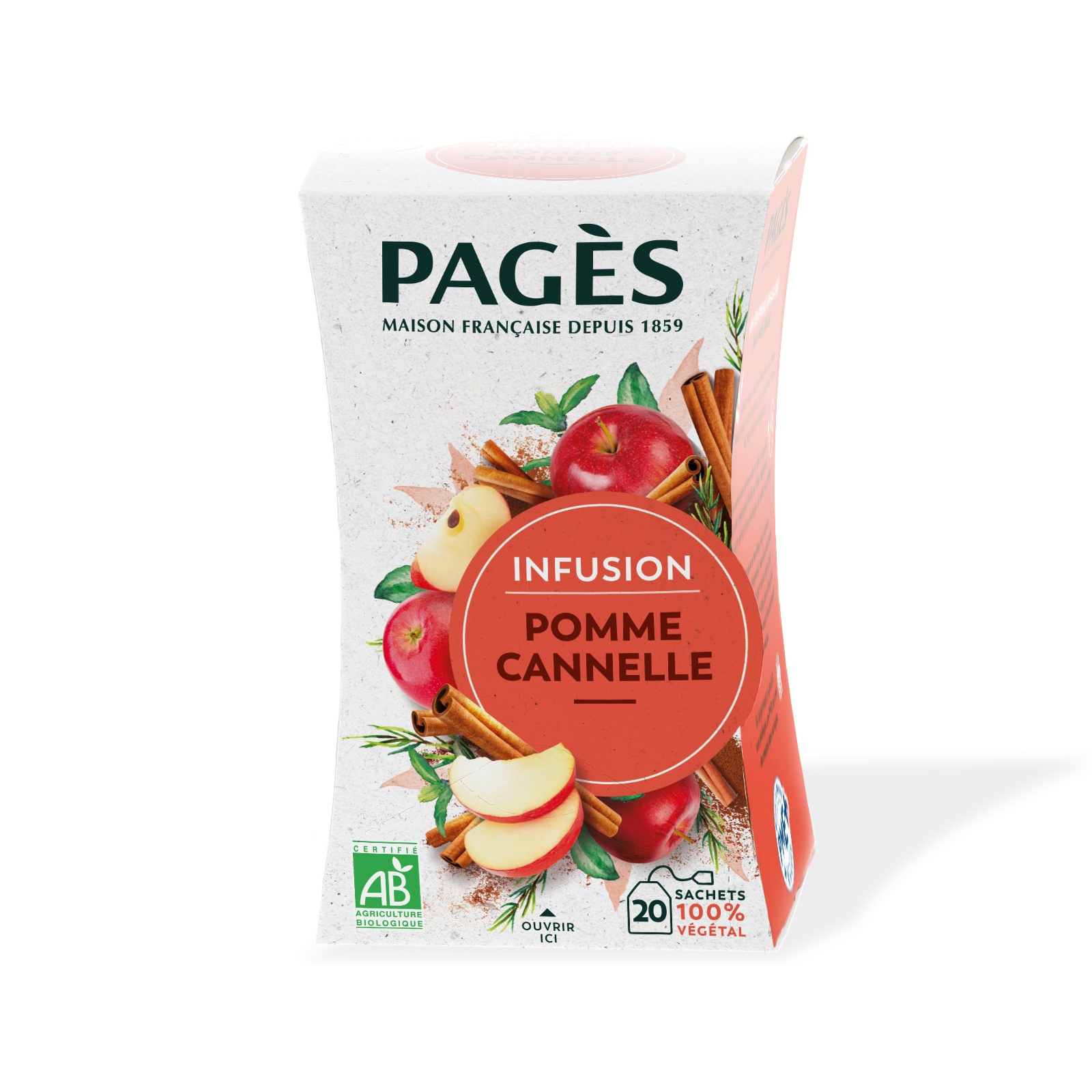 2 Marmottes Infusion Pomme Cannelle - 30 sachets