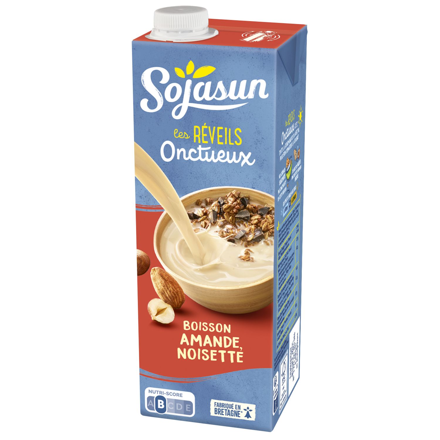 Boisson au lait d'amande et noisette