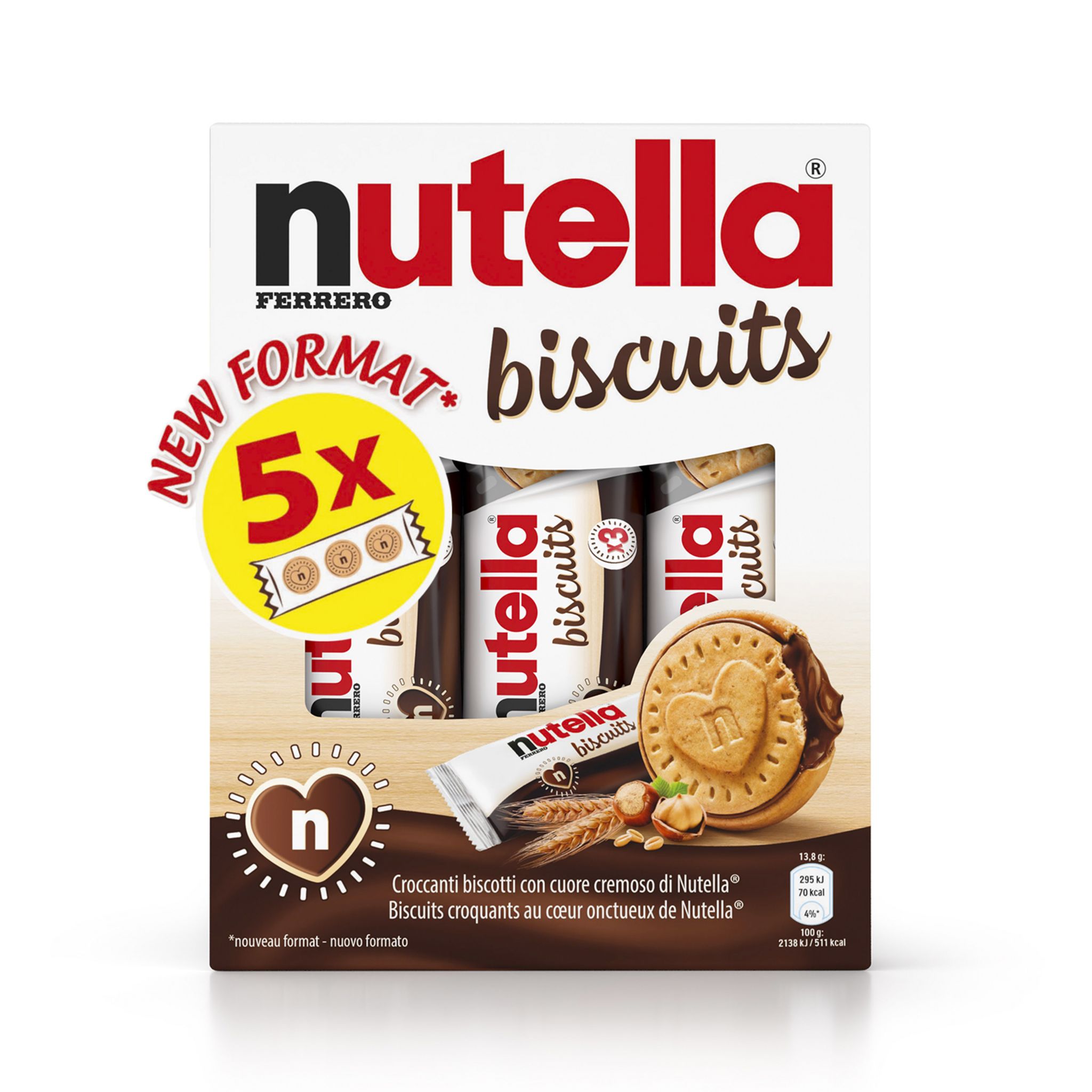 NUTELLA Nutella&Go biscuits et pâte à tartiner x2 104g pas cher 