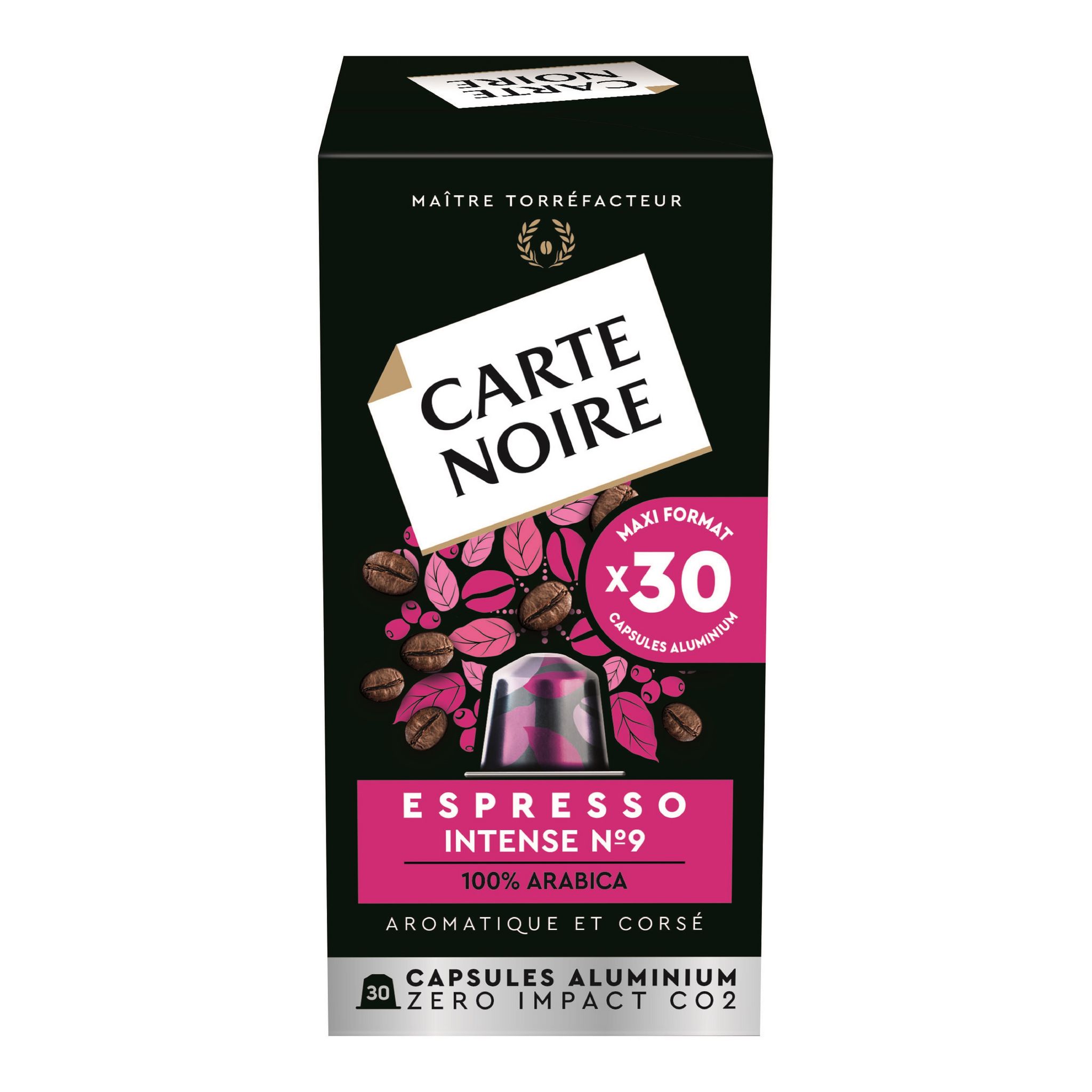 Espresso Intense et Aromatique N°9 Maxi format x30 - Carte Noire - 159 g  (30 capsules)