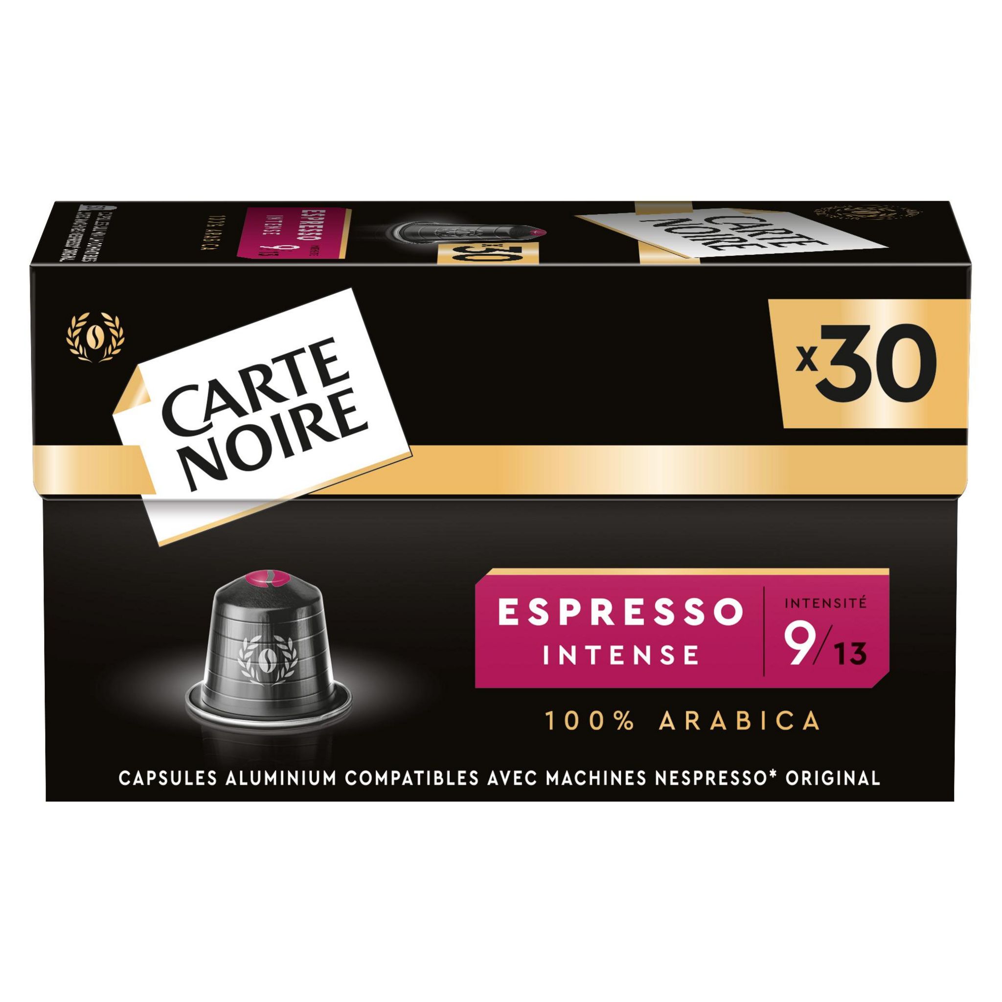 Espresso Intense et Aromatique N°9 Maxi format x30 - Carte Noire - 159 g  (30 capsules)