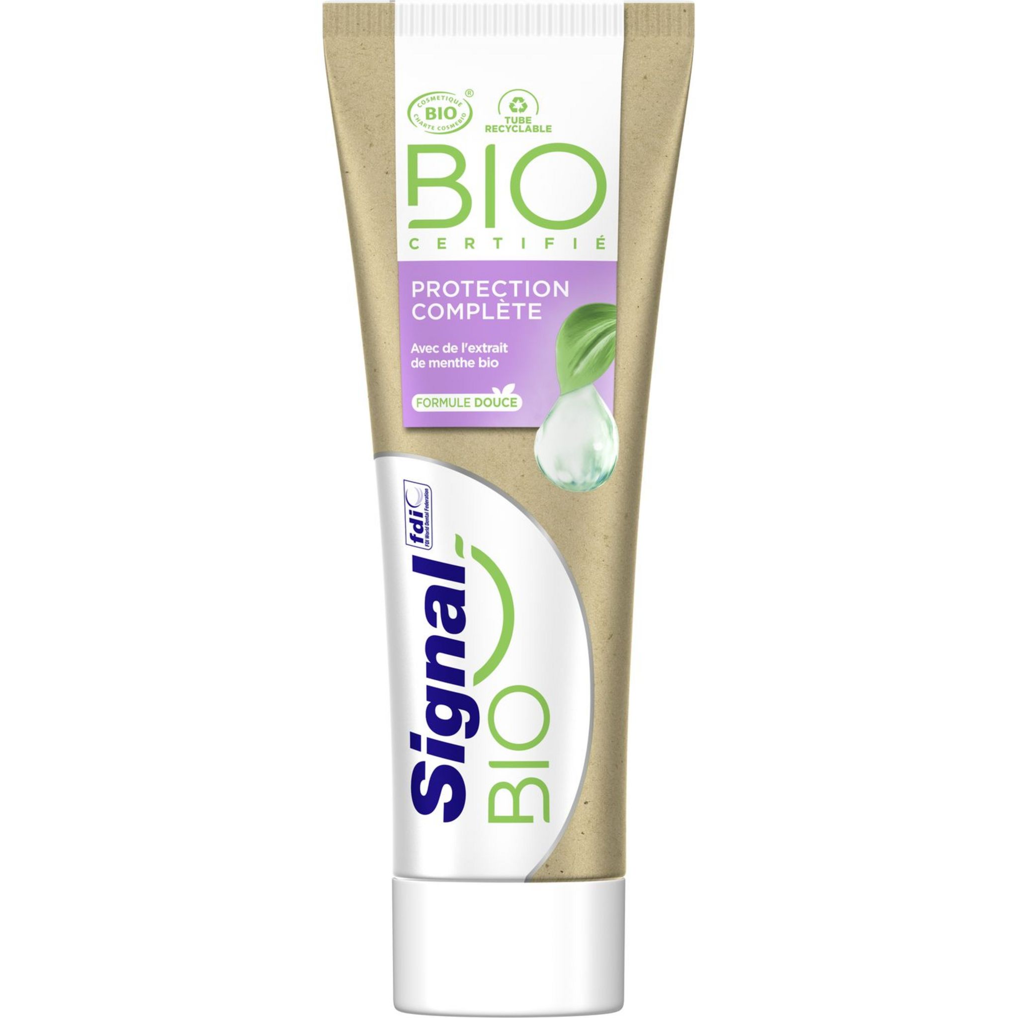 SIGNAL BIO Dentifrice protection complète à l'extrait de menthe