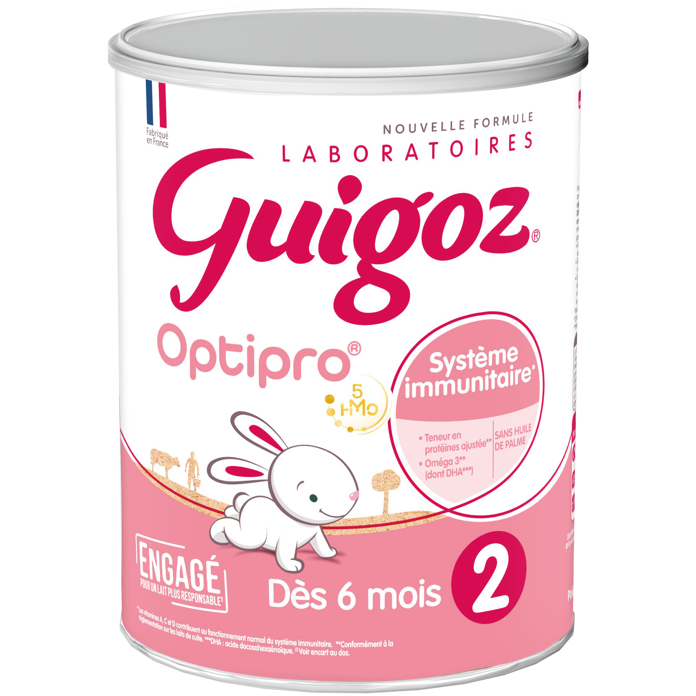 Guigoz 2 Optipro 400g - Lait Infantile 2ème Âge - NE00760 - Sodishop