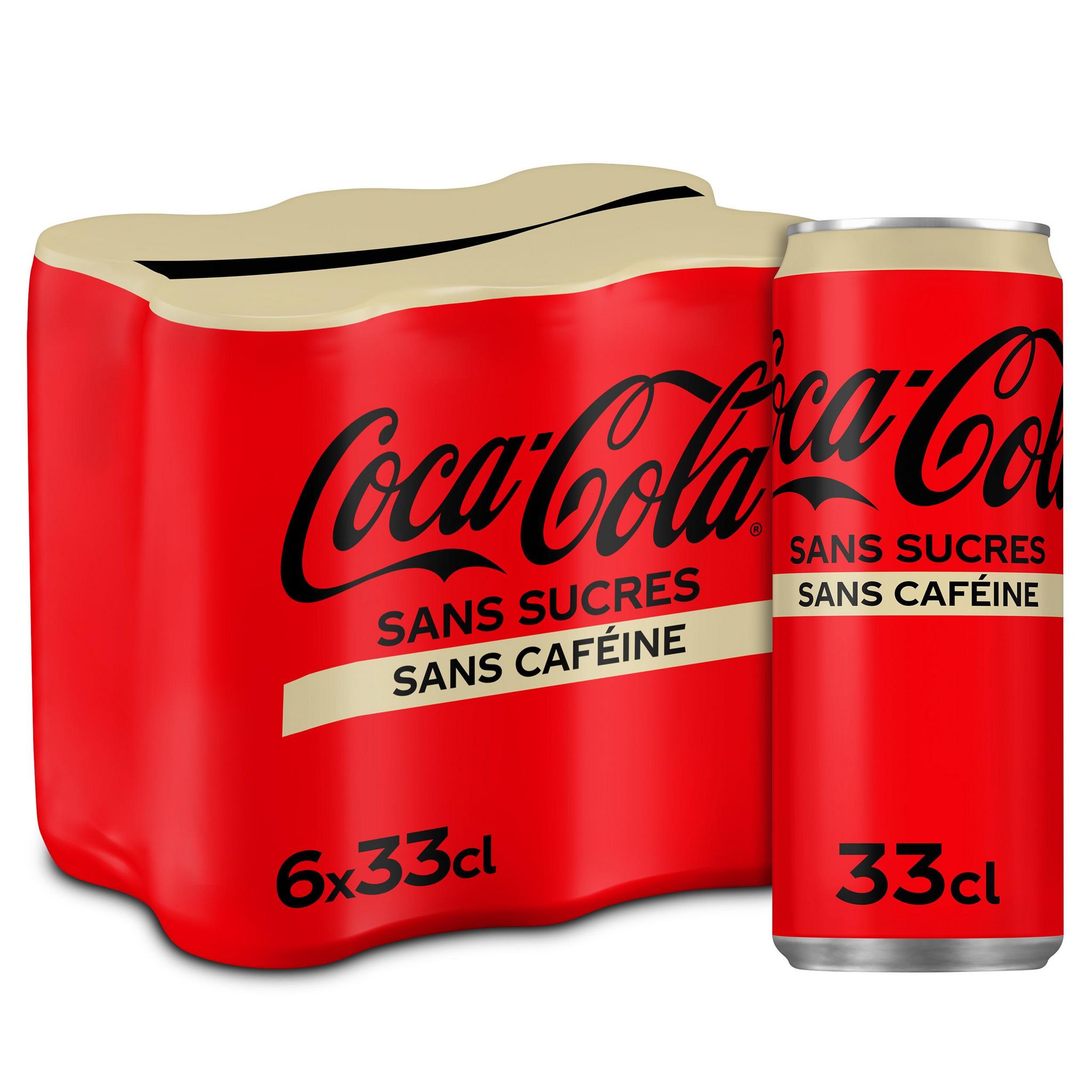 Soda sans sucres COCA-COLA