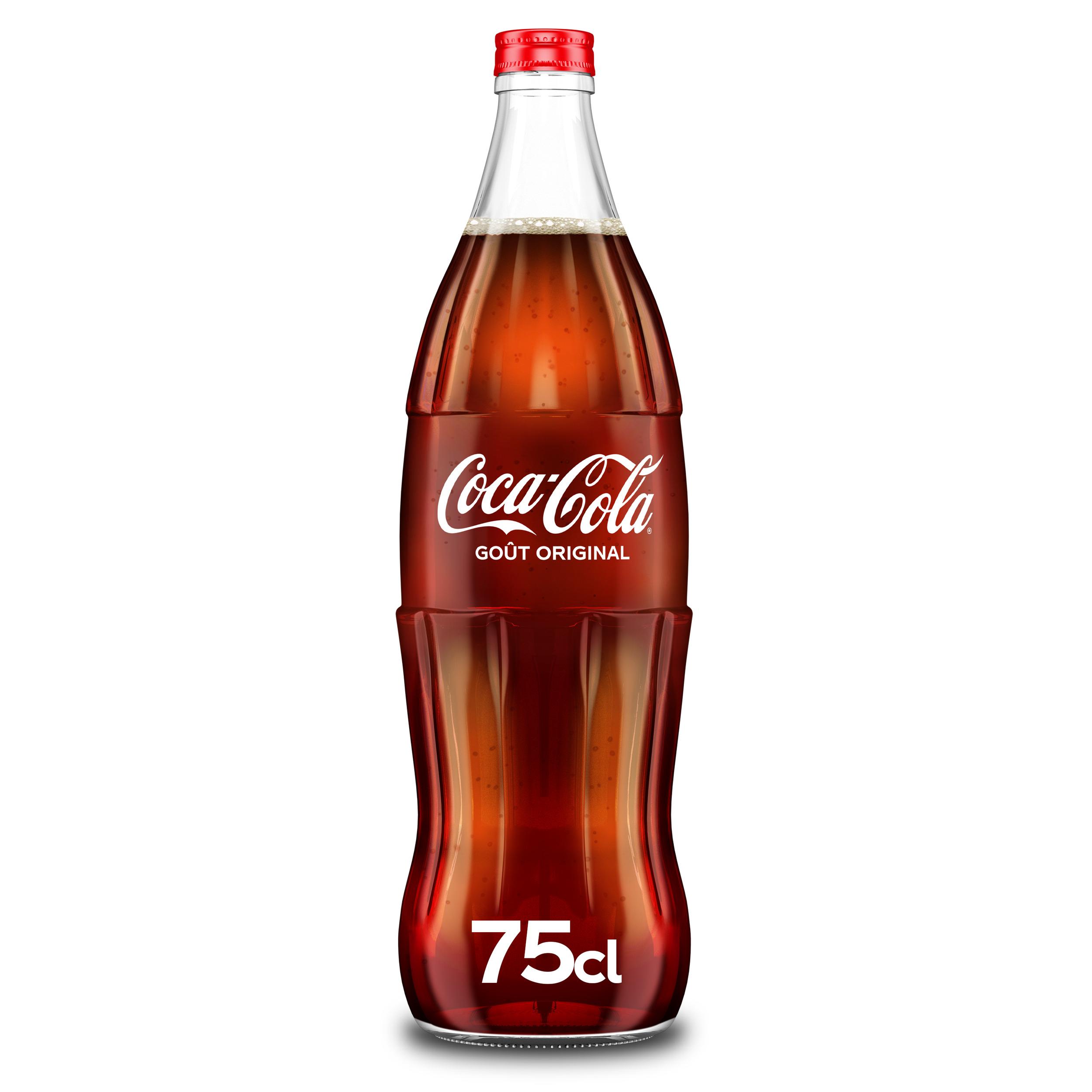 Bouteille Coca Cola zéro en verre 25 cl