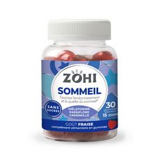 ZOHI Complément alimentaire en gummies sommeil goût fraise 30 gummies 90g