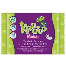 KANDOO Lingettes toilette au melon 60 lingettes