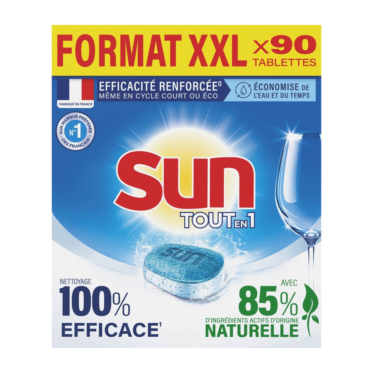 Acheter Sun Tablettes Lave vaisselle Tout en 1 Ecolabel, 24 tablettes