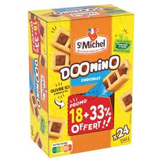 ST MICHEL Doomino au chocolat 18+33%offert 720g