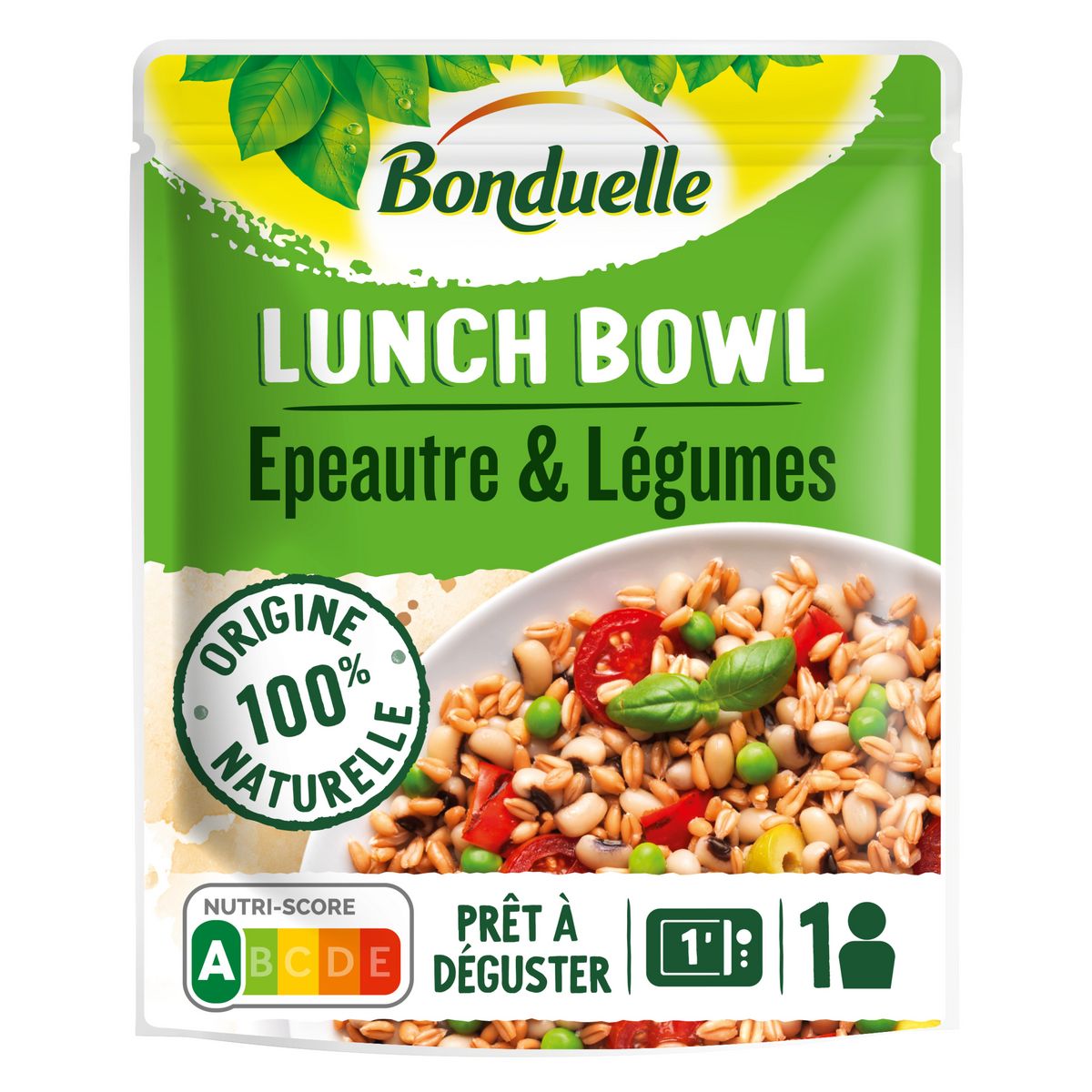 BONDUELLE Lunch bowl épeautre et légumes 1 personne 250g