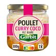 GARBIT Poulet curry coco au riz blanc 1 personne 300g