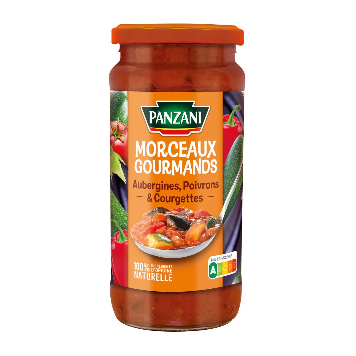 PANZANI Sauce légumes du marché aubergine poivrons courgettes 360g