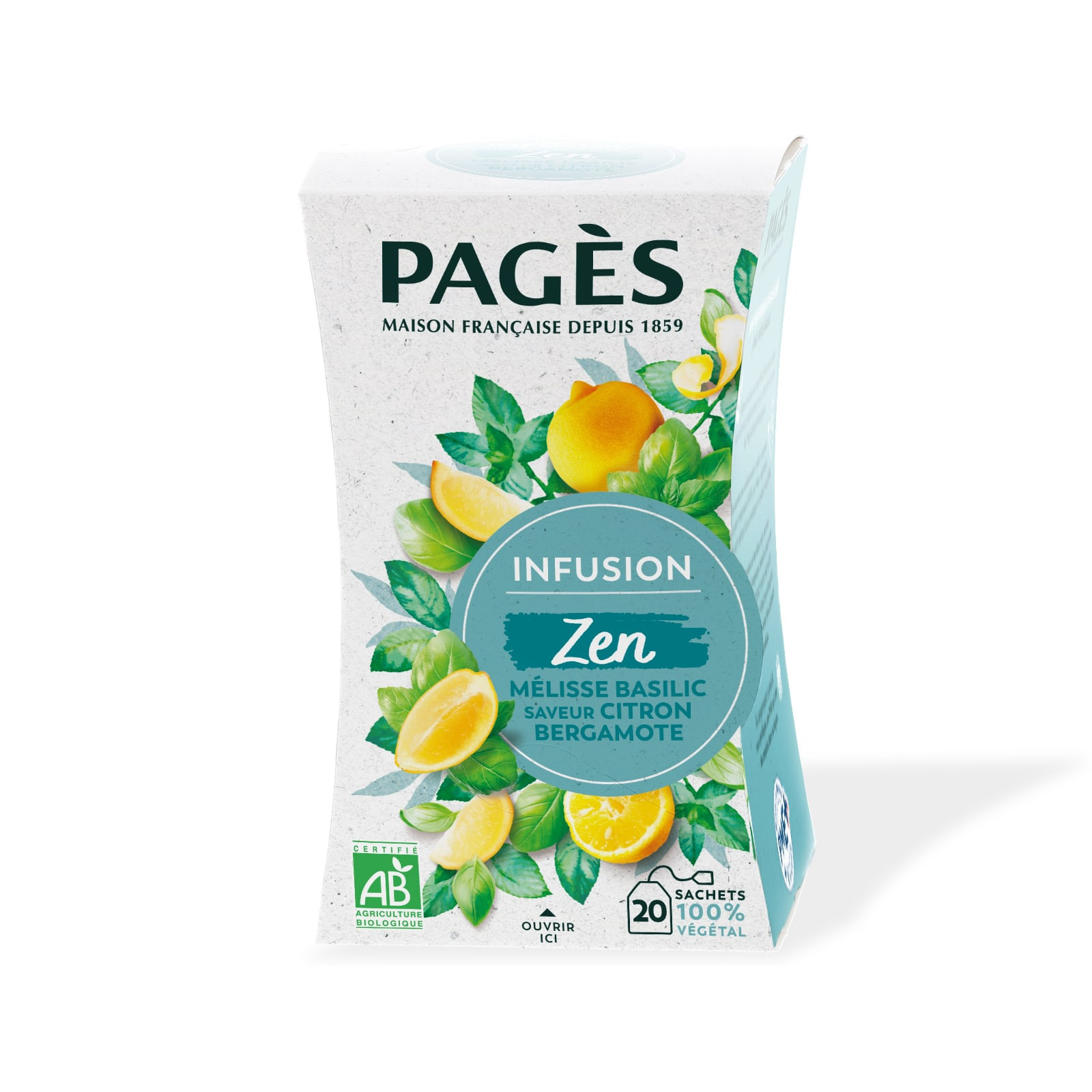 Achat / Vente Elephant Mon infusion gingembre / citron bio, 20 sachets