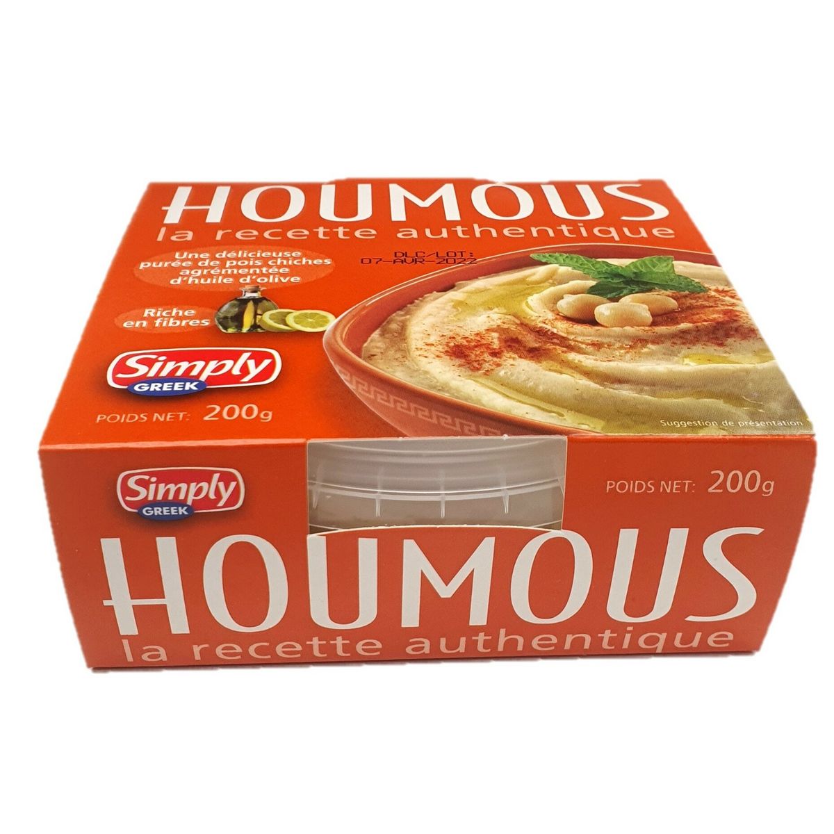 Simply Greek Houmous 200g Pas Cher Auchanfr