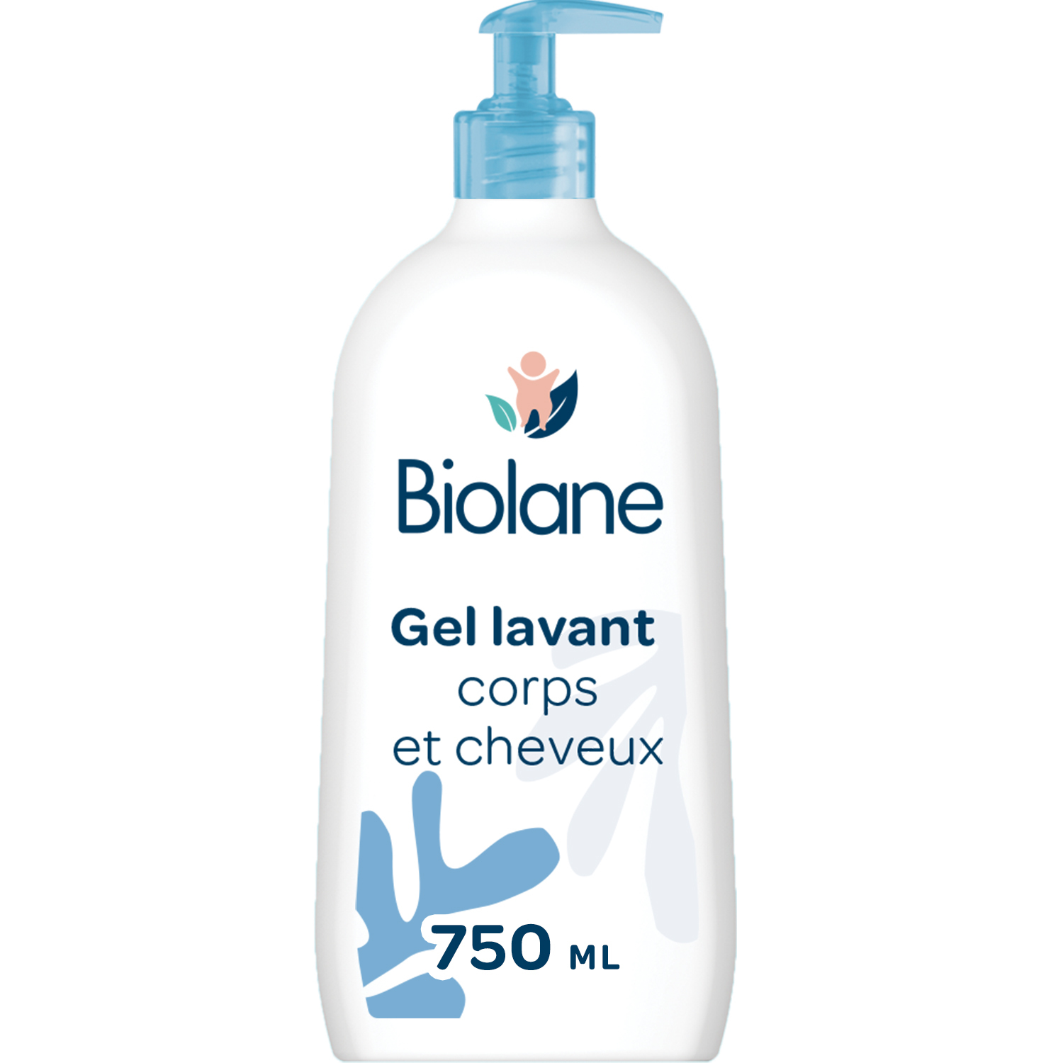 Biolane Gel lavant - Corps et cheveux - 750 ml à prix pas cher