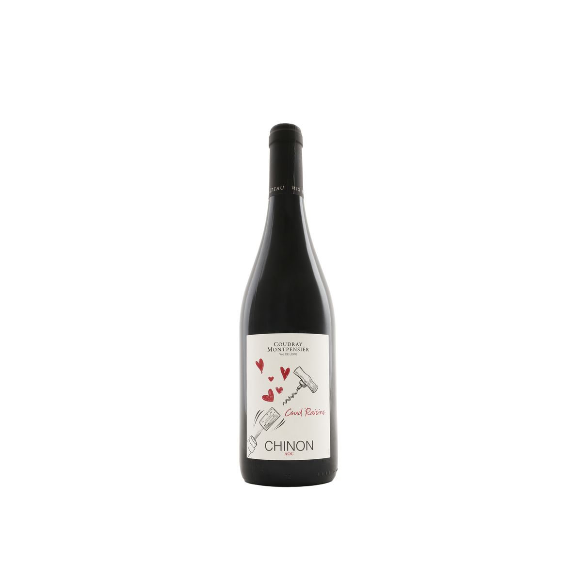 Vin rouge AOP Chinon Coudray Montpensier Coud Raisins 75cl