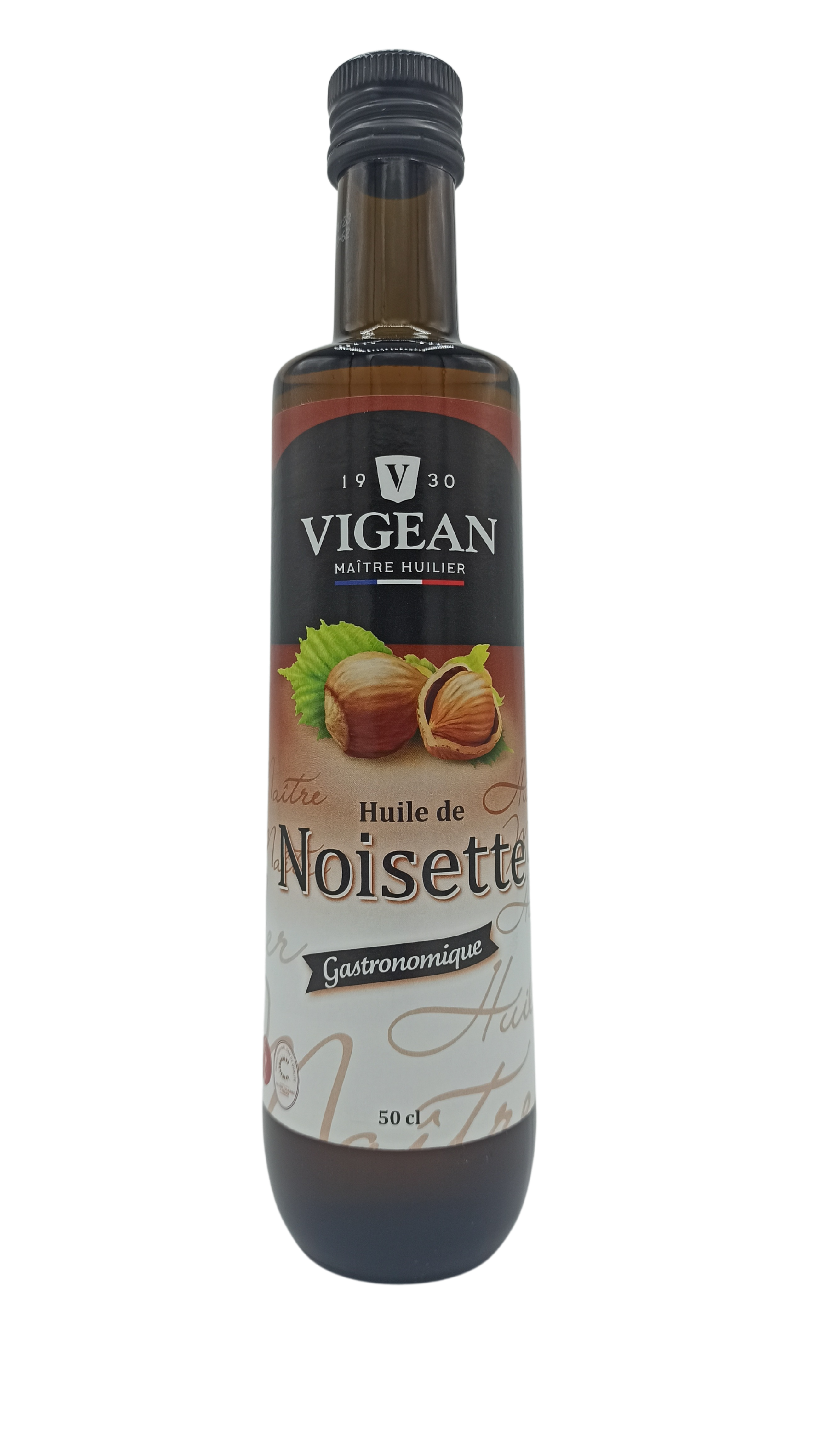 VIGEAN Huile de noisette gastronomique 50cl pas cher 