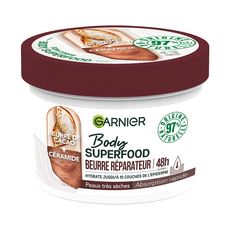 GARNIER Body Superfood beurre réparateur 48h au beurre de cacao pour peaux très sèches 380ml