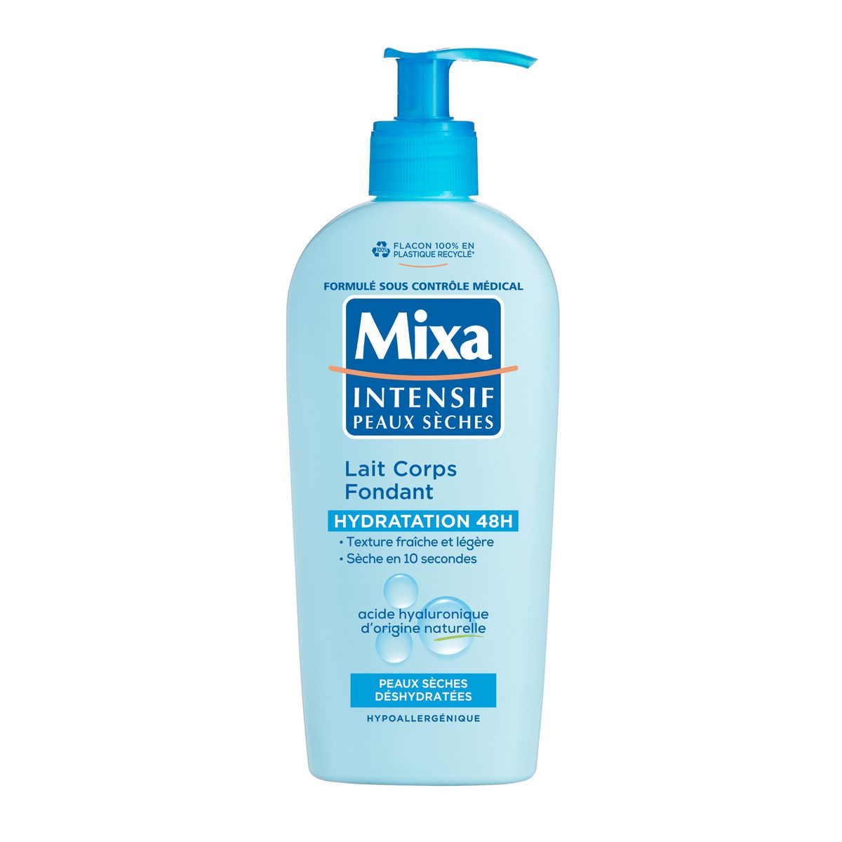 MIXA Intensif Lait corps fondant hydratation h peaux sèches déshydratées ml pas cher