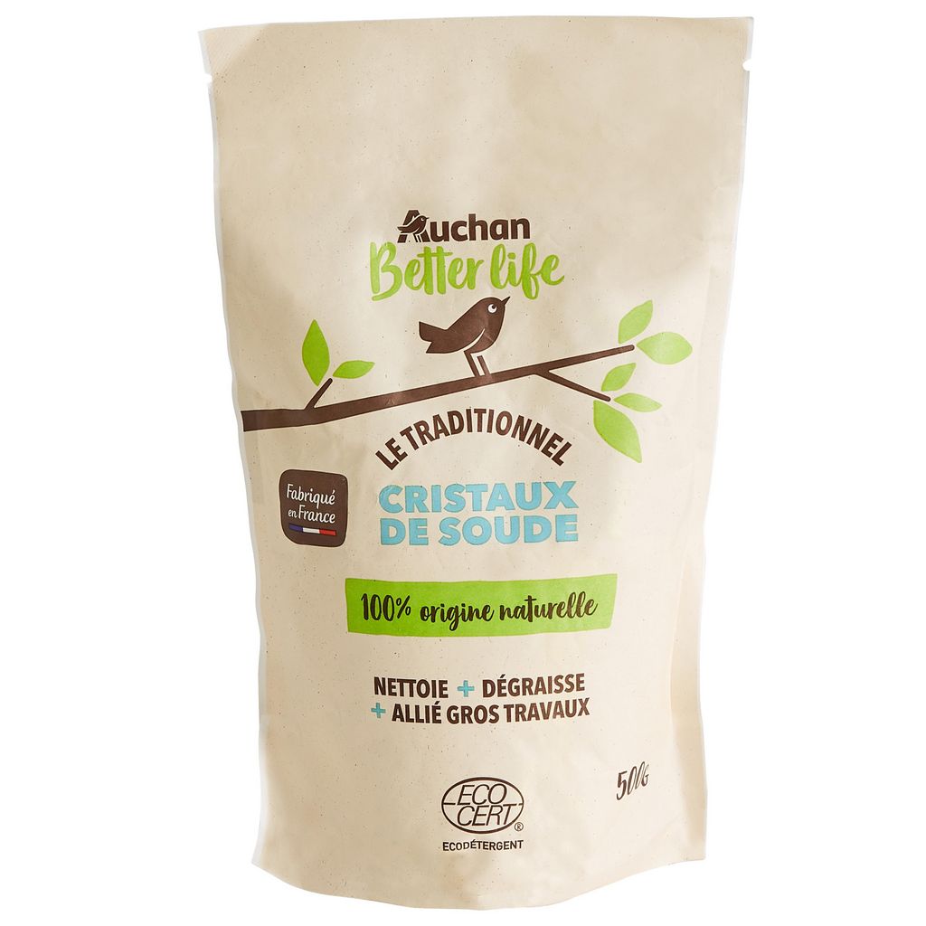 AUCHAN BETTER LIFE Percarbonate de soude 500g pas cher 