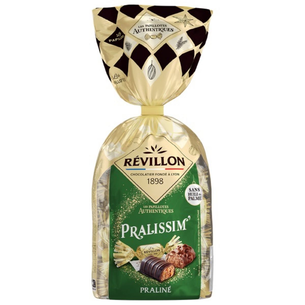 Chocolat papillotes blanc, Révillon (360 g)