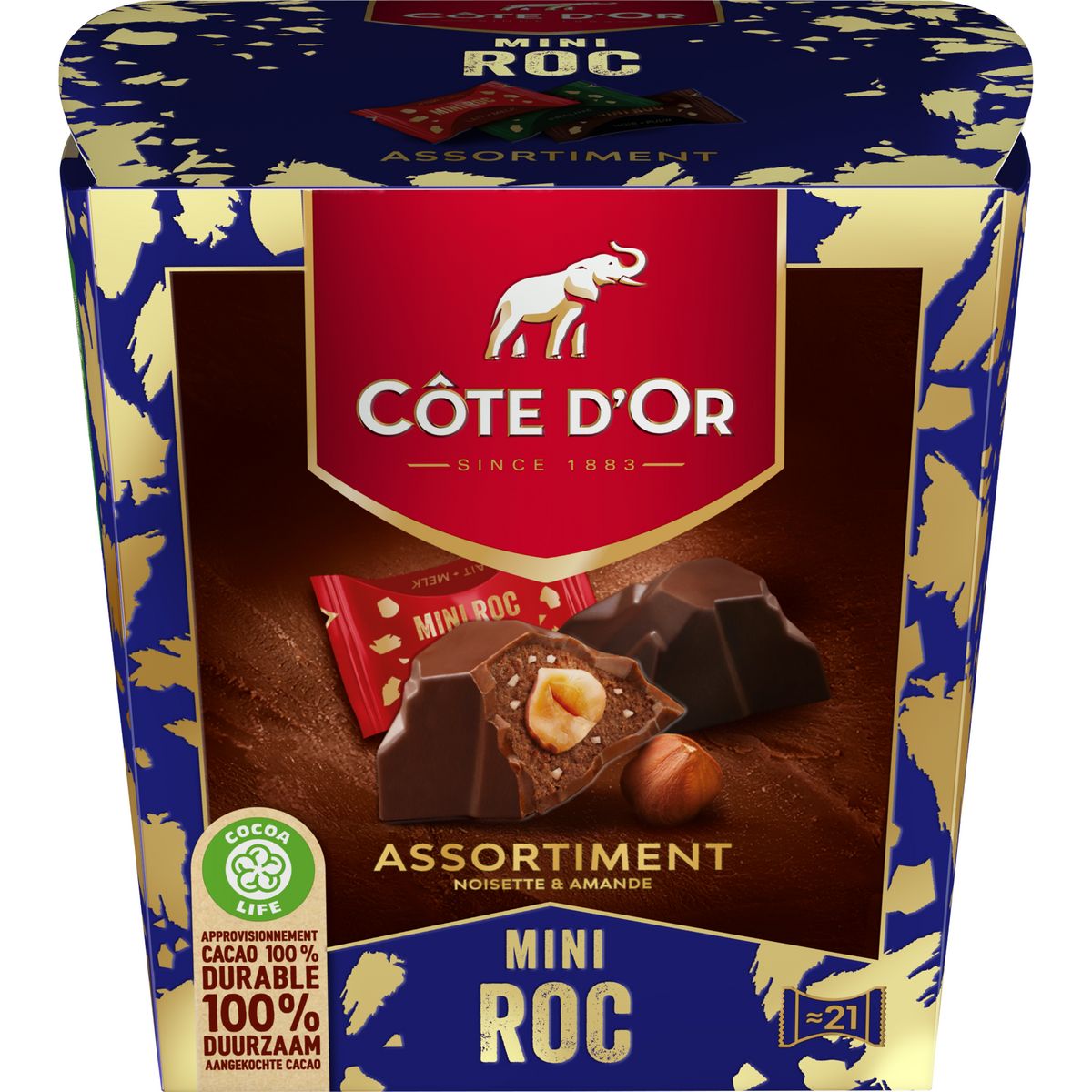 COTE D'OR Assortiment de mini roc 195g pas cher à prix Auchan