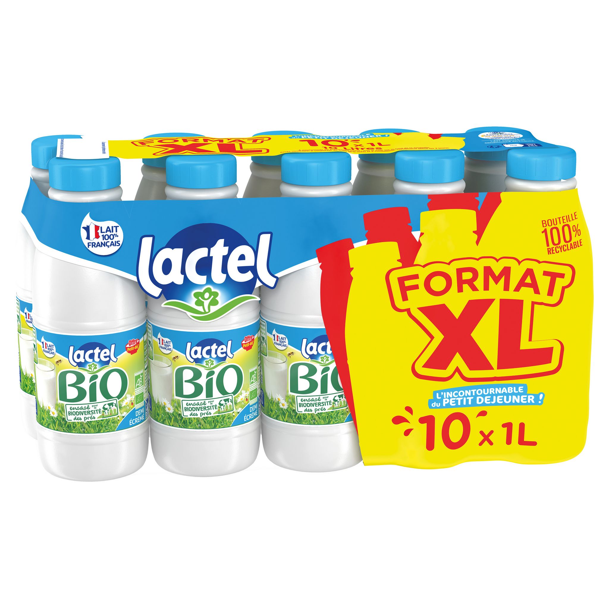 C'est quoi cette « nouvelle » bouteille de lait Lactel® Bio