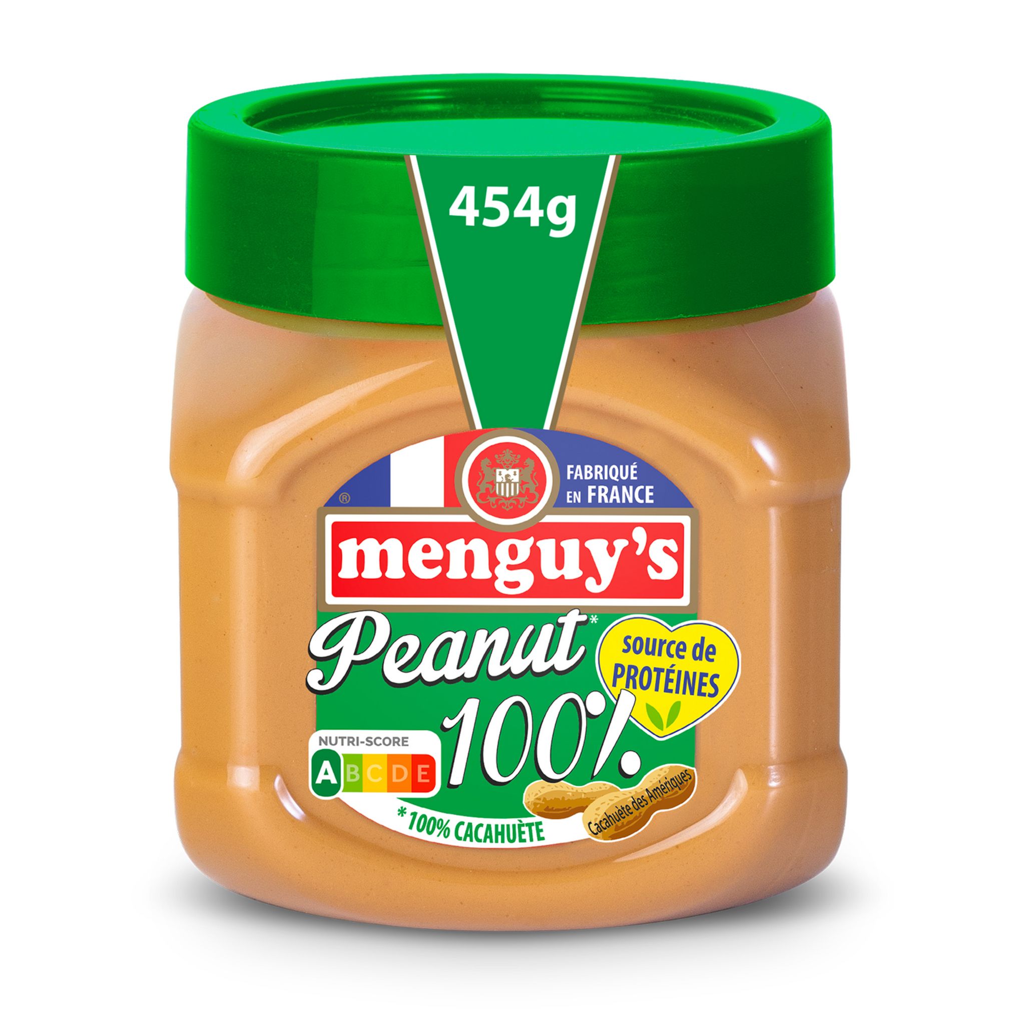 MENGUY'S Beurre de cacahuètes 454g pas cher 
