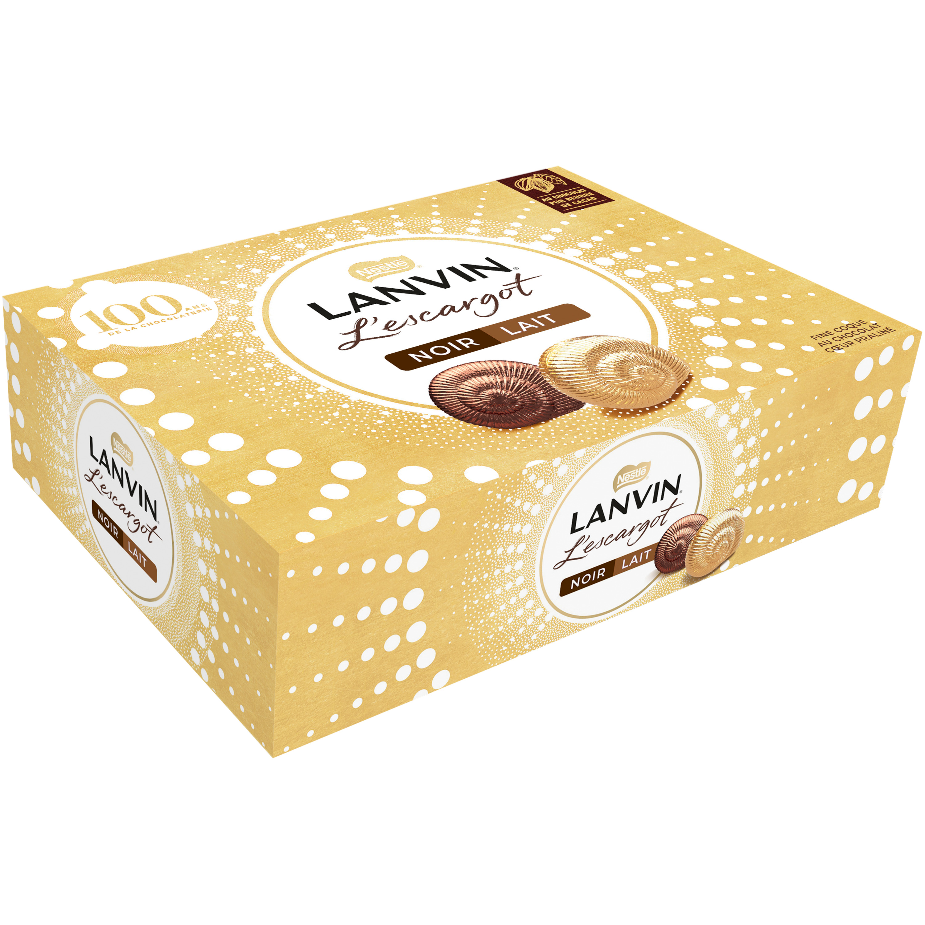 Bonbons chocolat lait la boite de 219 g Contenu