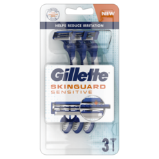 GILLETTE Skinguard Sensitive Rasoirs jetables 3 rasoirs