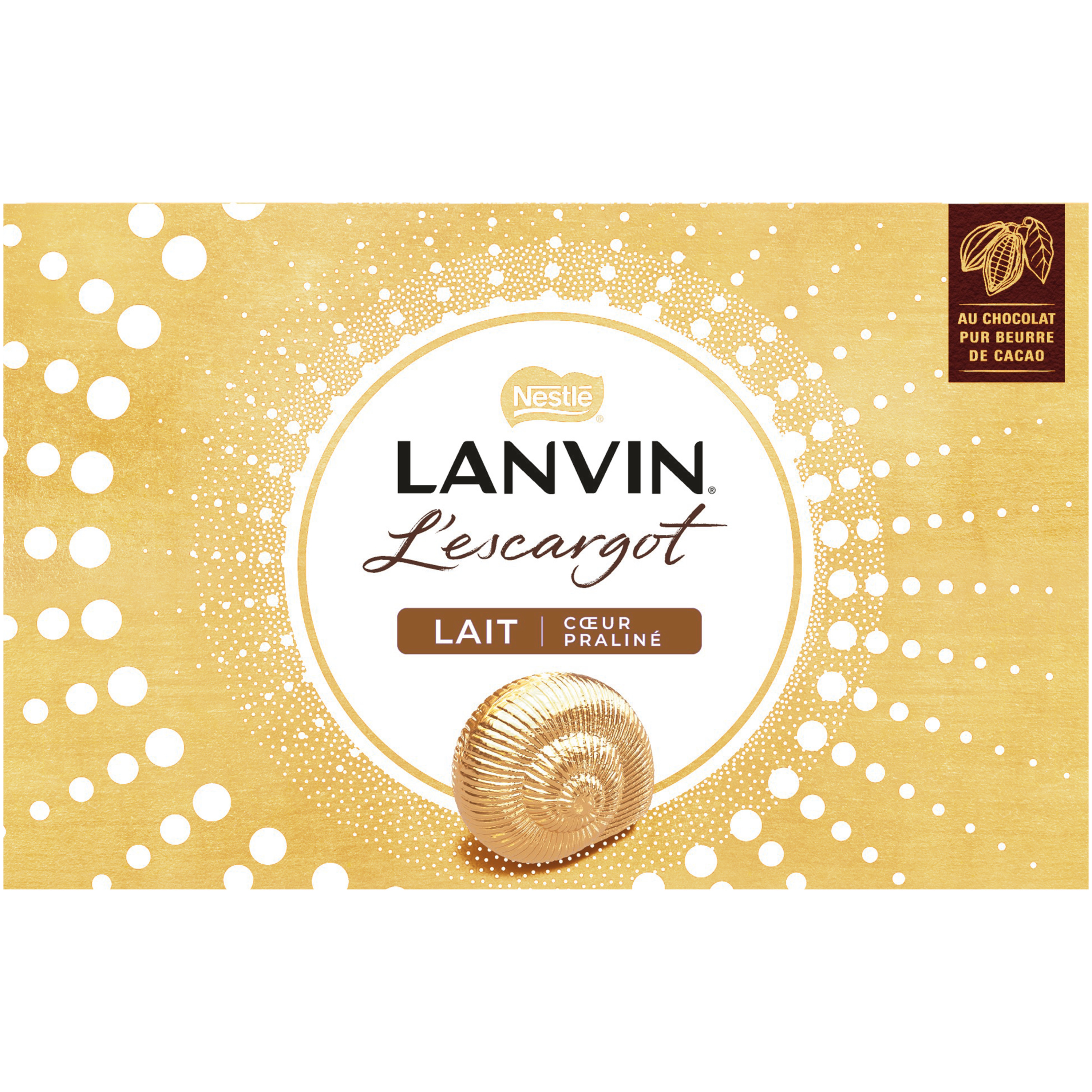 Nestlé Lanvin Escargots Chocolat au Lait, 362g : : Epicerie