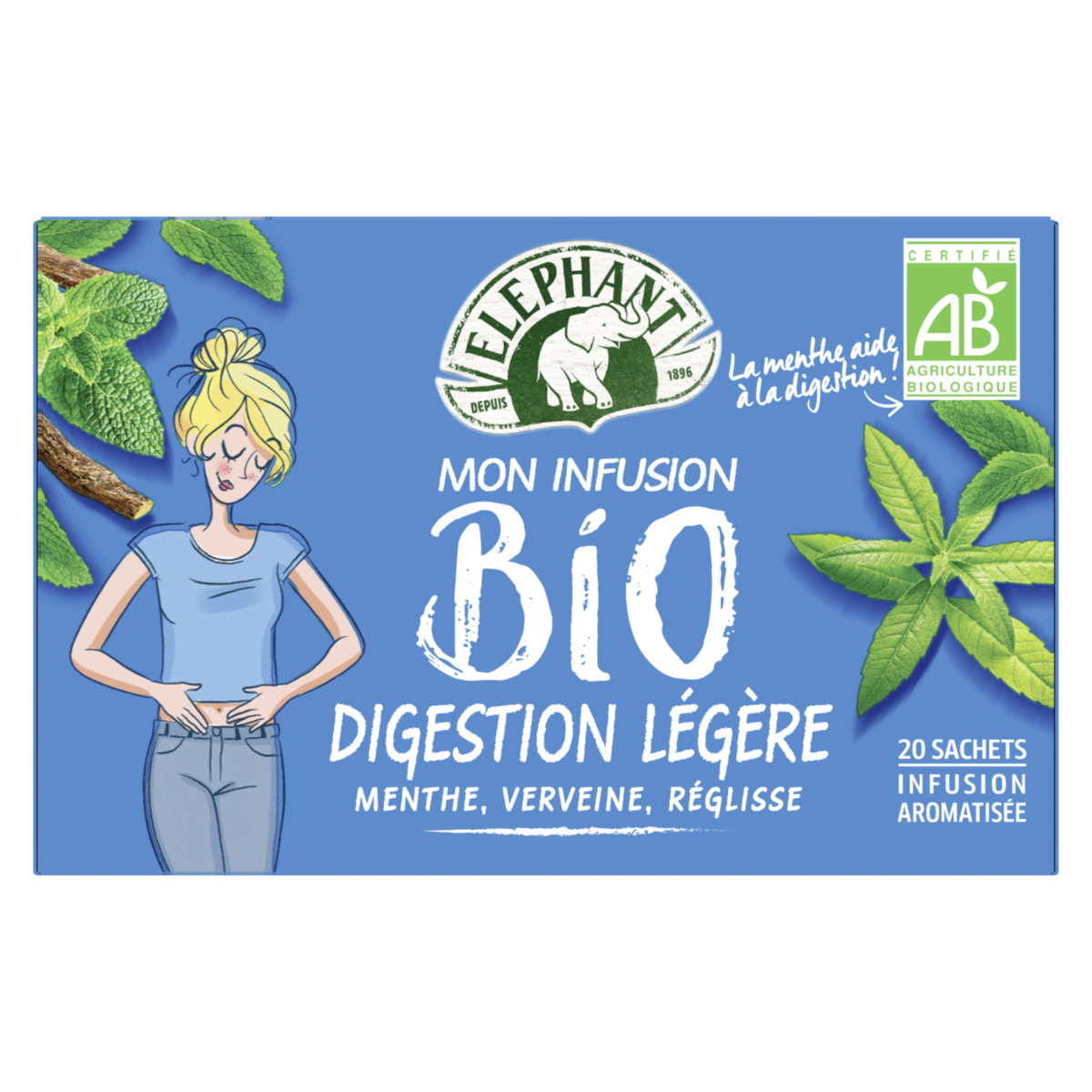 Infusion Eléphant Verveine Menthe