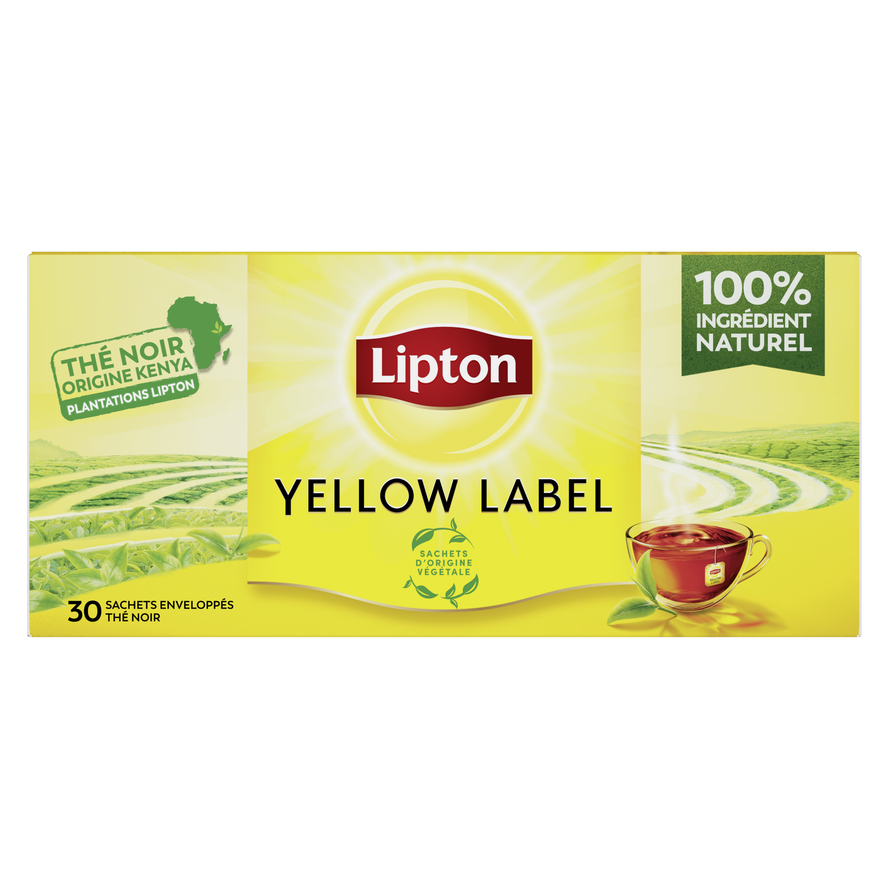 Thé lipton yellow 100 sachets, Juste à Temps !