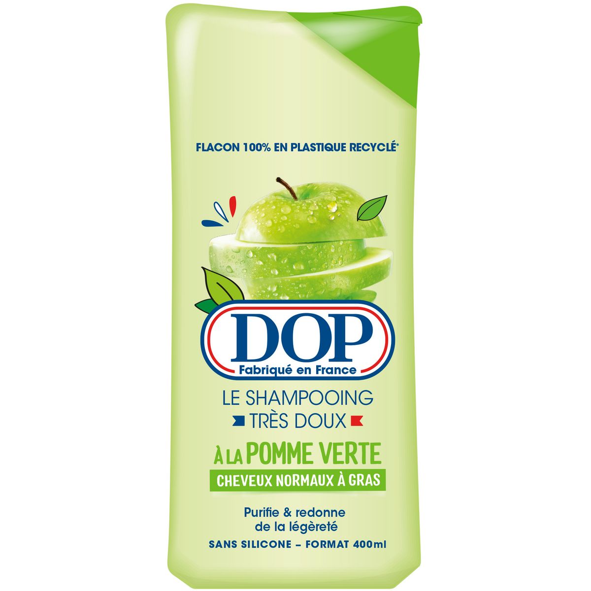 DOP Shampooing très doux à la pomme verte cheveux normaux à gras 400ml