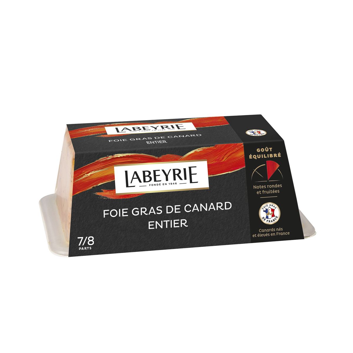 LABEYRIE Foie gras de canard entier 7-8 parts 270g pas cher 