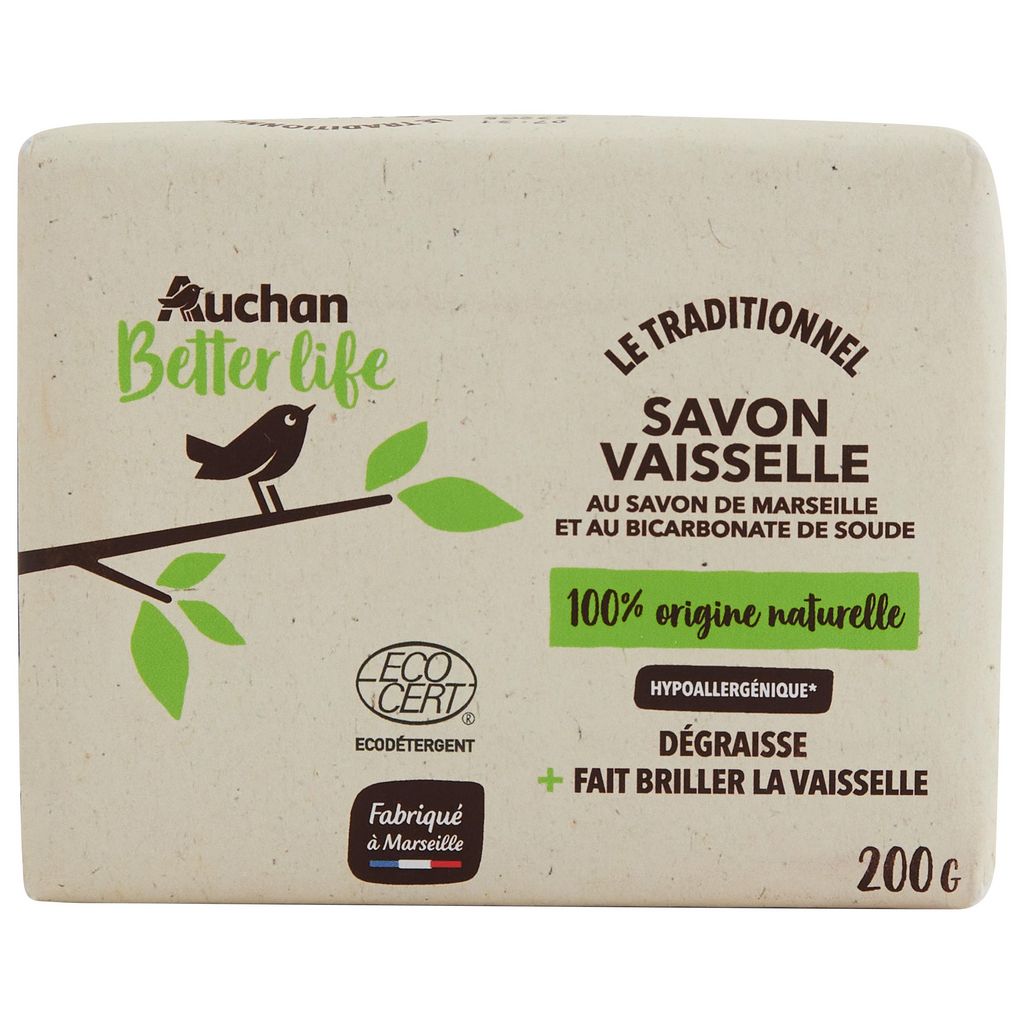 Savon à vaisselle solide 200g