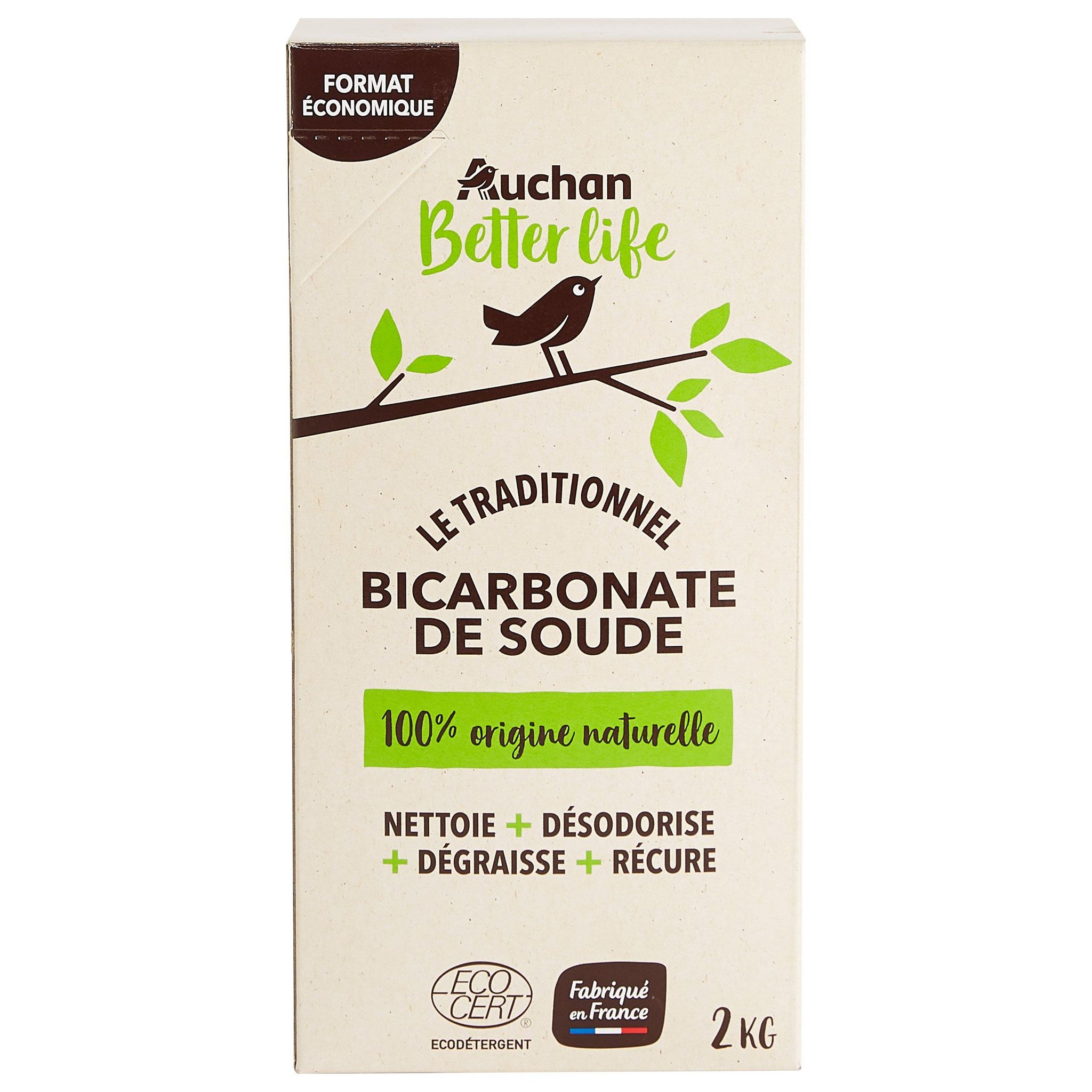 AUCHAN Bicarbonate alimentaire 400g