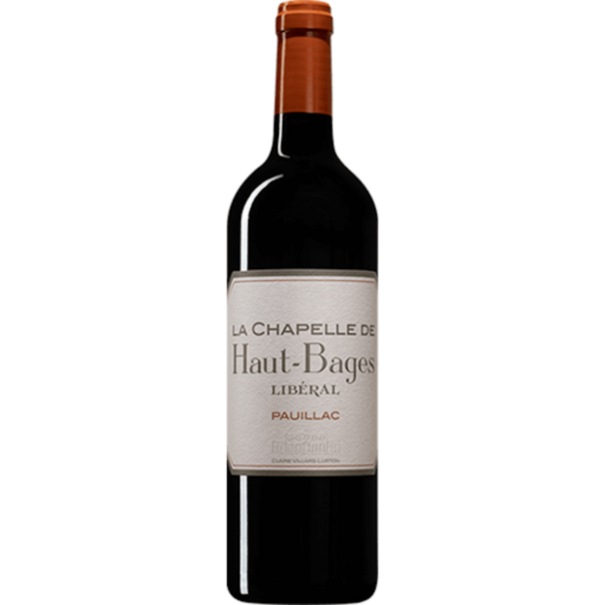 Vin rouge AOP Pauillac La Chapelle de Haut-Bages Libéral 75cl