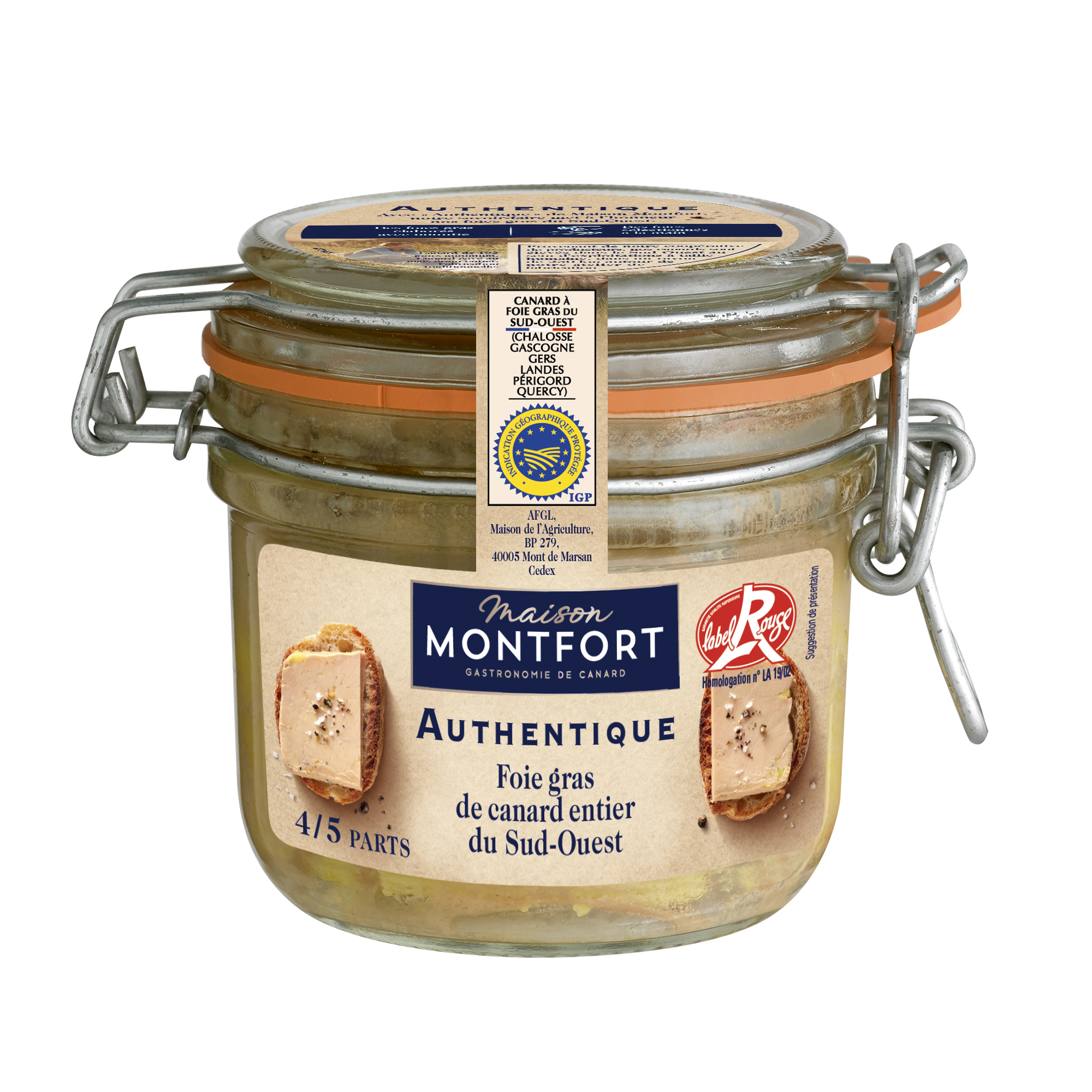 Foie gras de Canard Entier Montfort