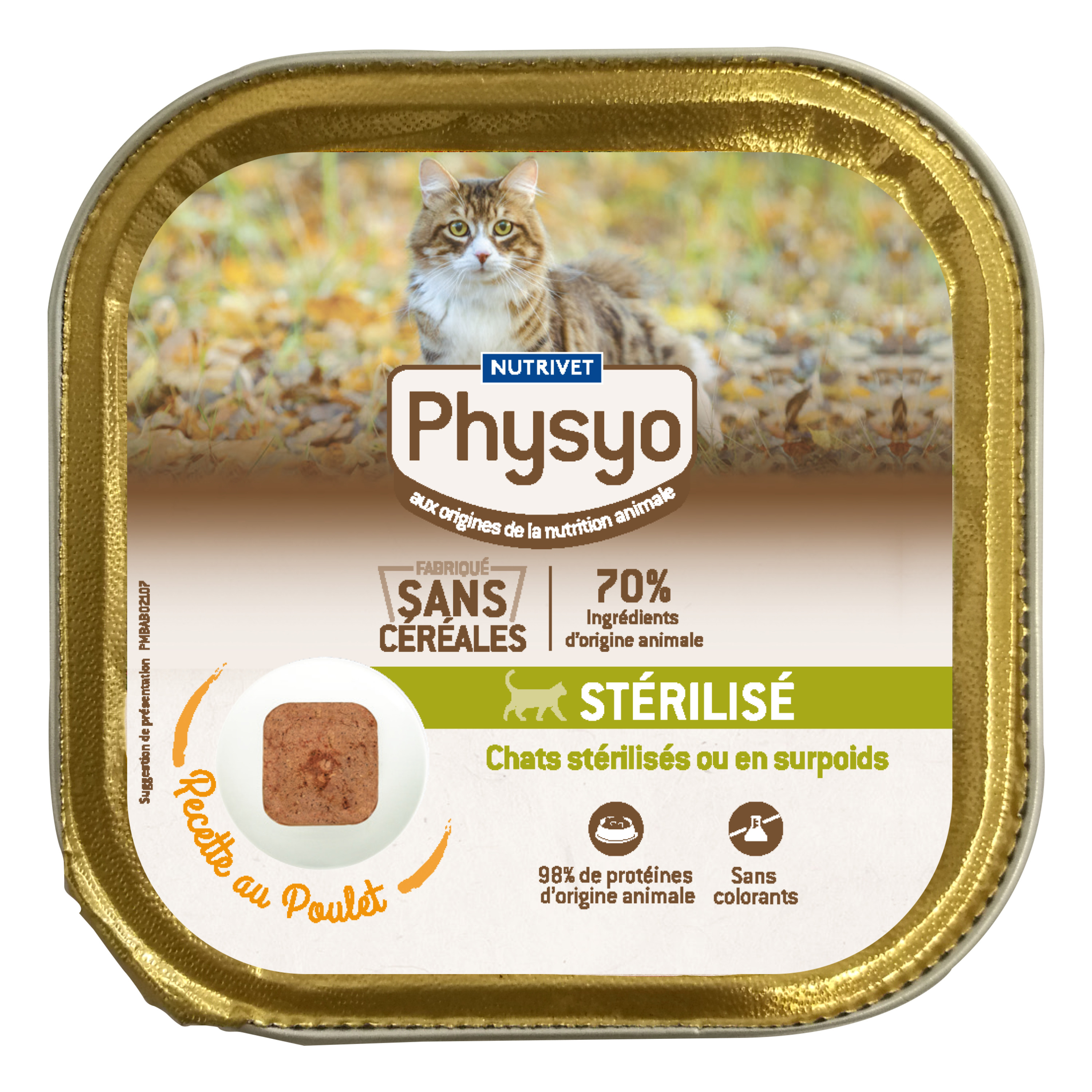 Sachets fraîcheur chat stérilisé au poisson - Physyo