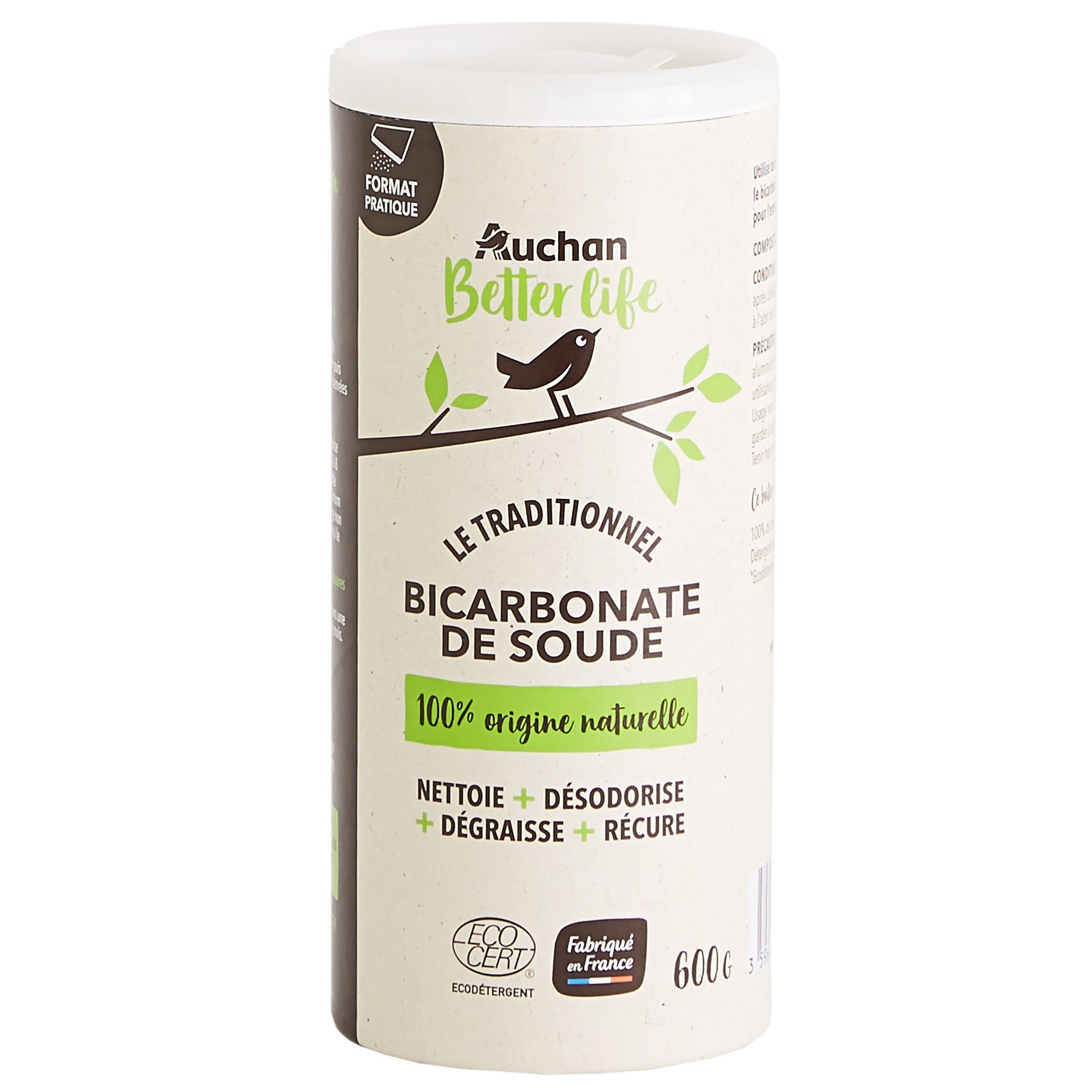 Acheter Biovie Bicarbonate de soude ménager multi-usages Ecocert, 500g