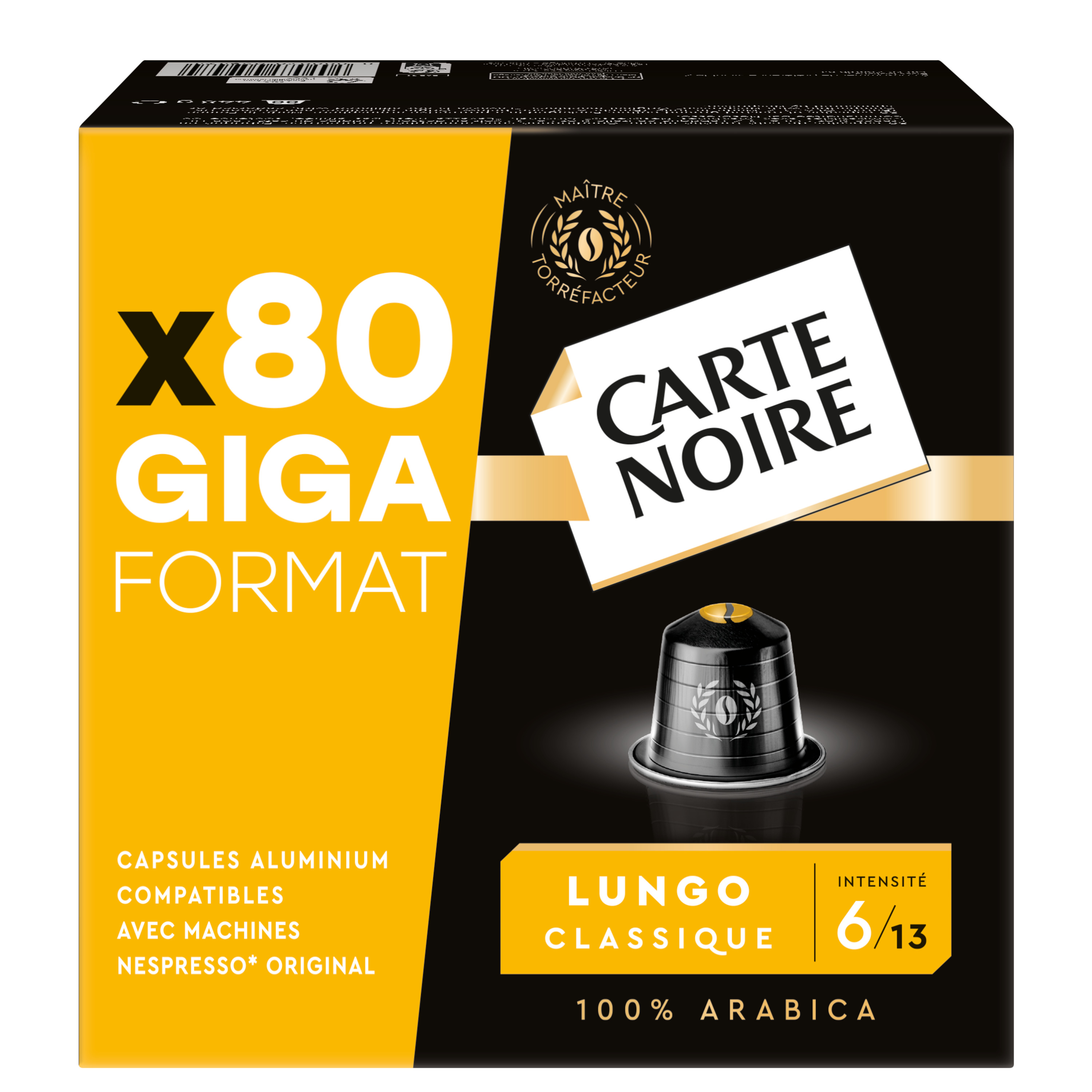 Capsules Colombie n°6 Carte Noire