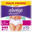 Always Discreet Culottes incontinence normal taille basse L 44-54