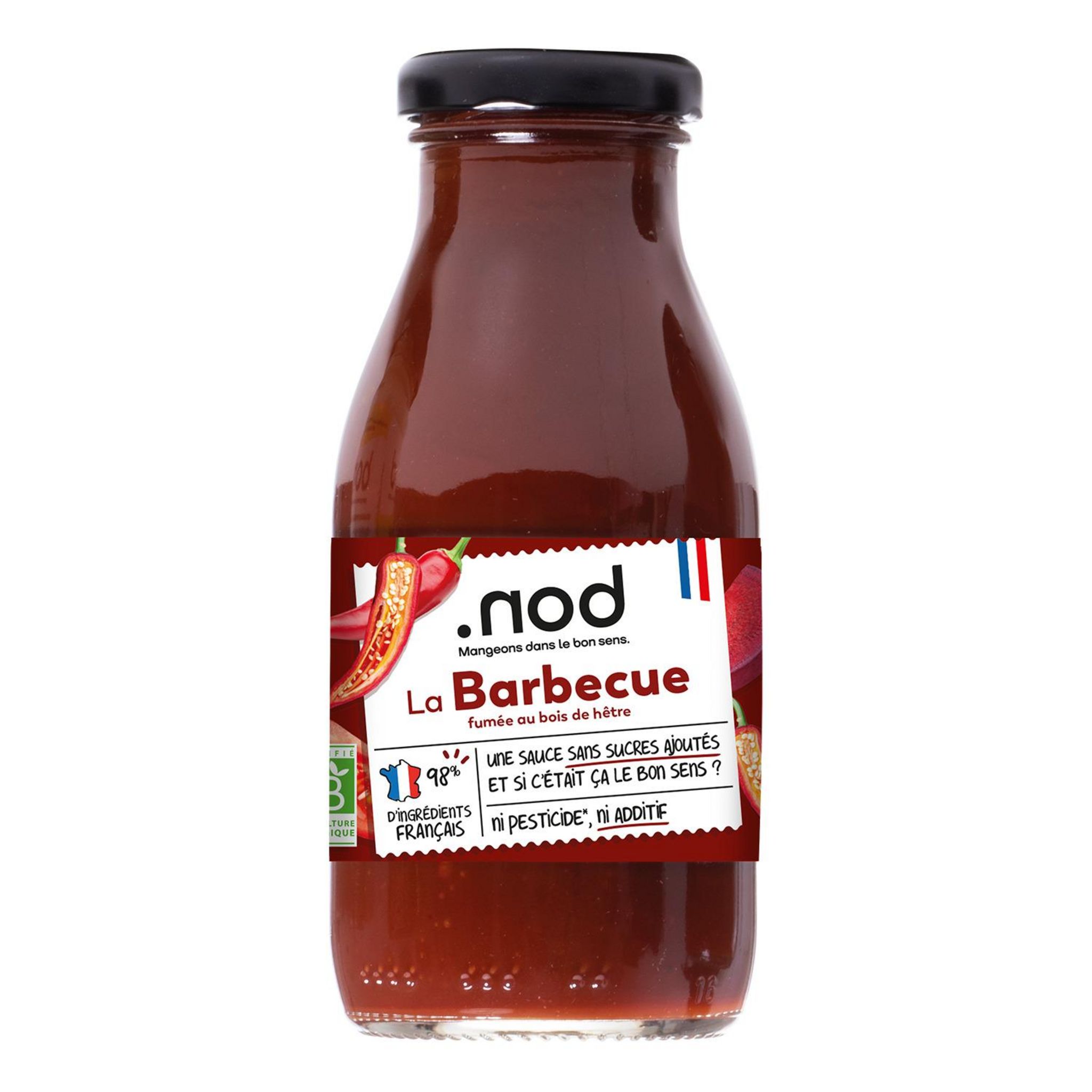 AUCHAN Sauce barbecue goût fumé flacon souple 400g pas cher